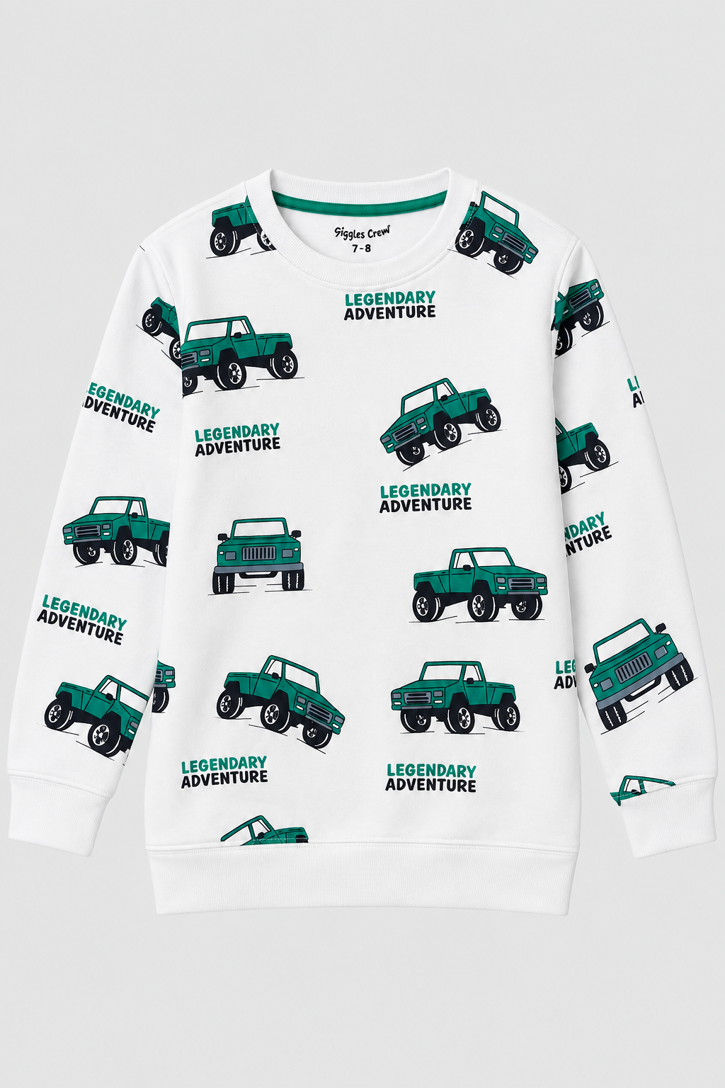 Boys white Legendary Adventure Truck Co-ord Set