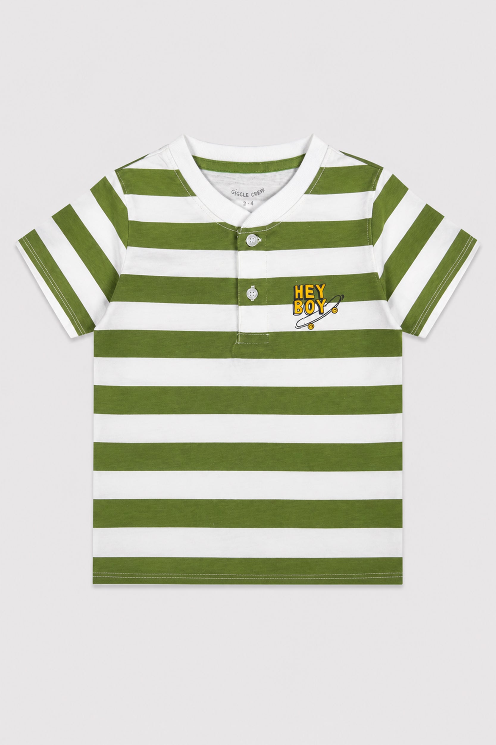 Hey Boy Striped Summer T-Shirt