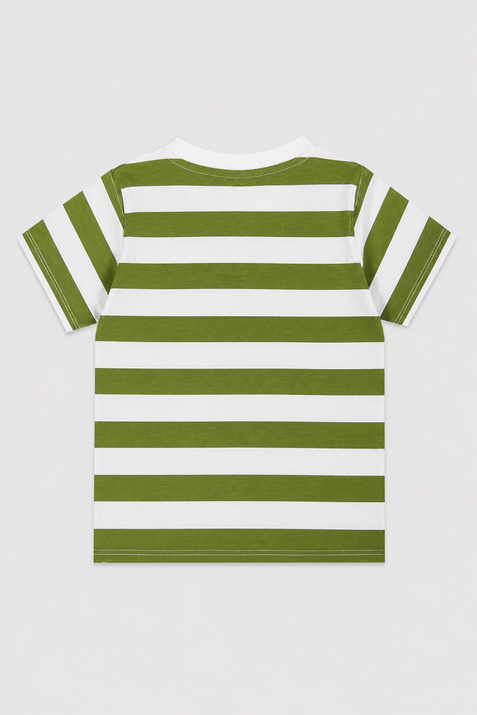Hey Boy Striped Summer T-Shirt | Giggles Crew Kids Clothing Pakistan |