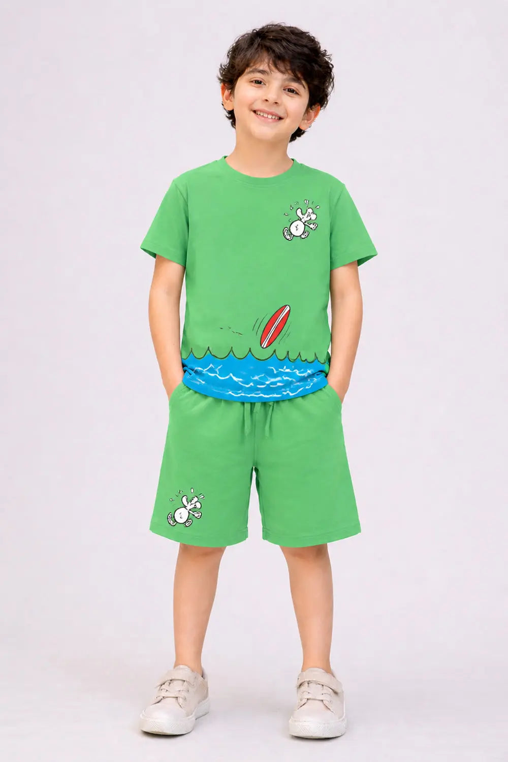 Boys Ocean Play Co-ord Set | Giggles Crew Kids Clothing Pakistan |