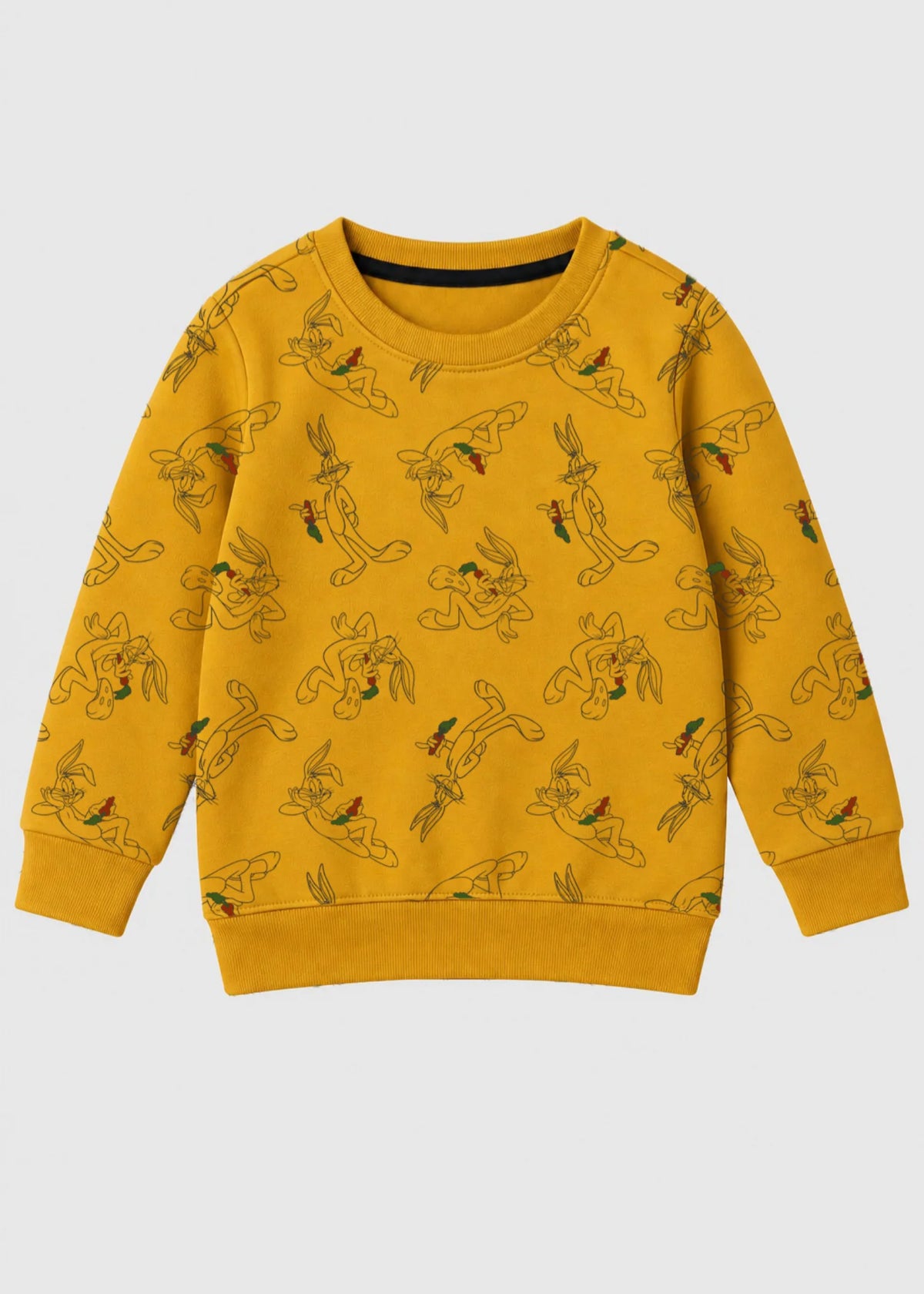 Girls Bunny All-Over Sweatshirt