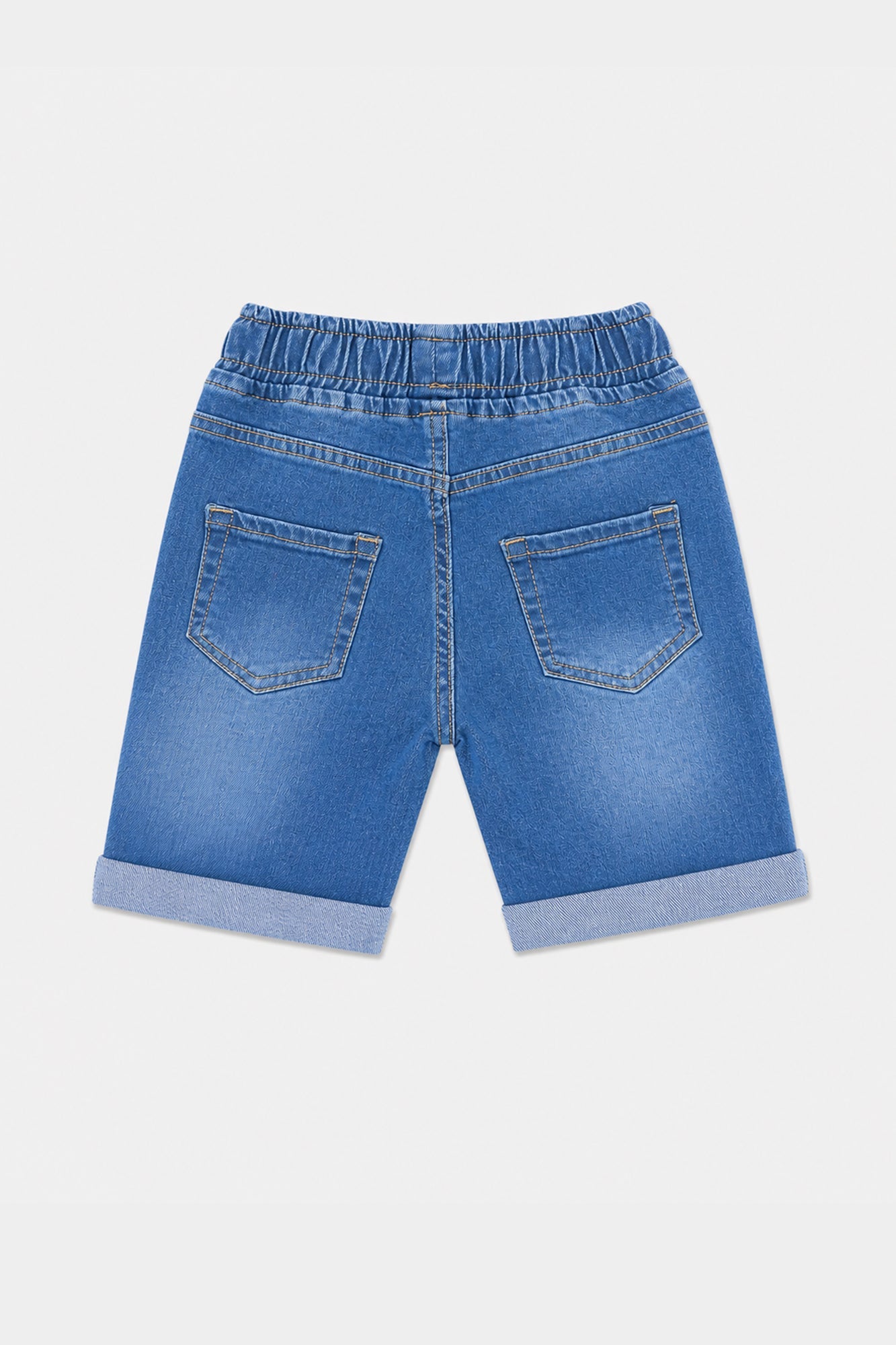 Boys light shade denim shorts (BS-08) | Giggles Crew Kids Clothing Pakistan |