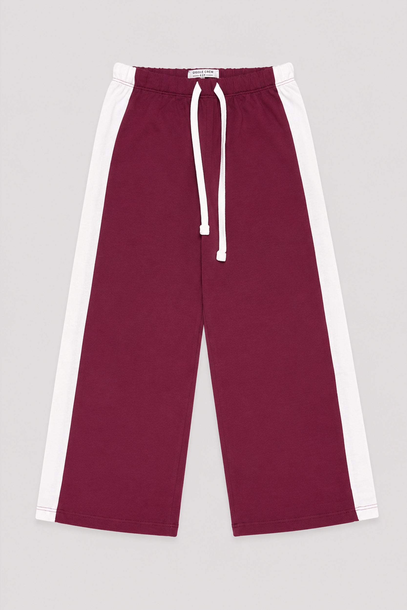 Girl's Burgundy Split Smile Co-ord Set