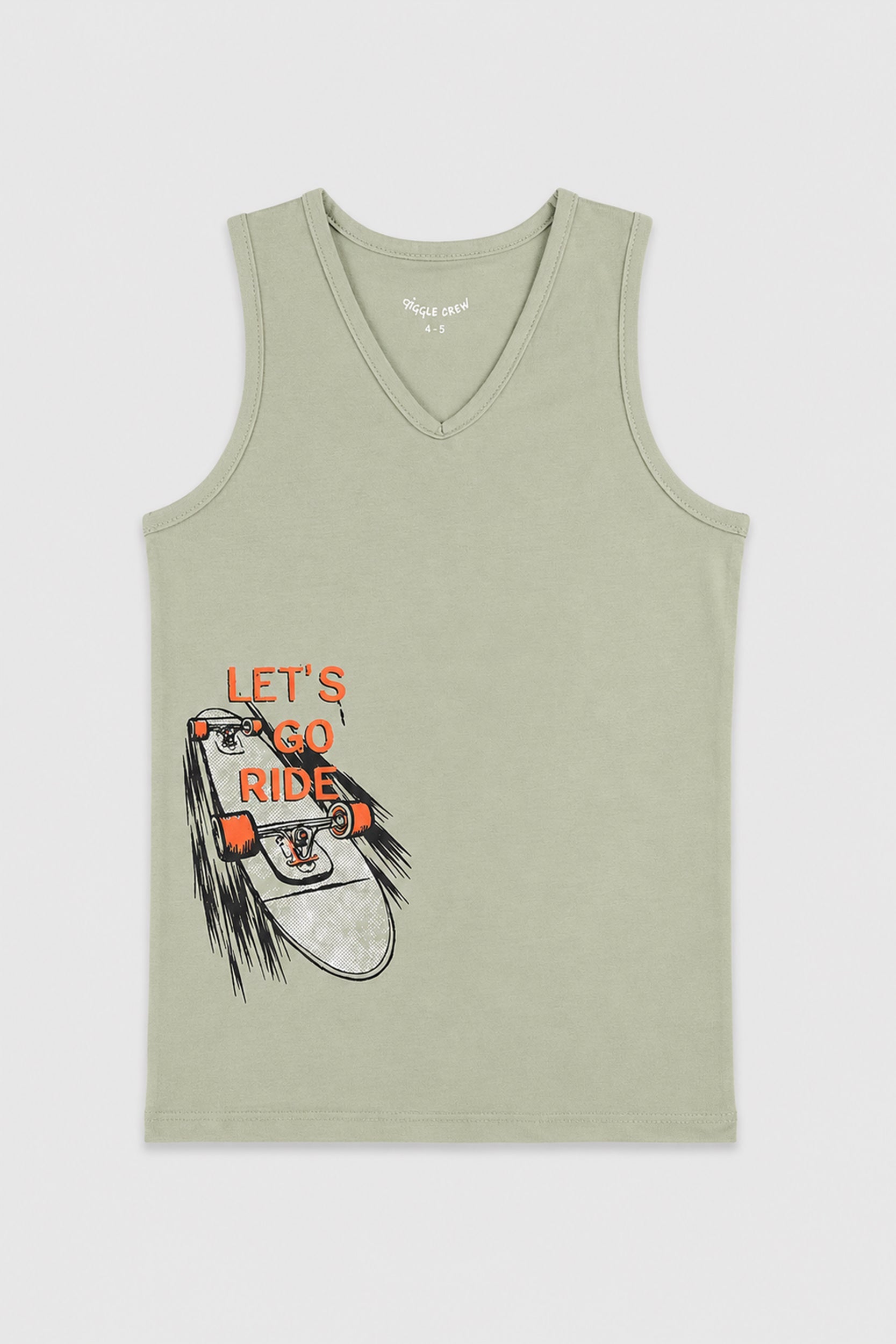 Boys Let’s Go Ride Tank Top Pack of 2 | Giggles Crew Kids Clothing Pakistan |