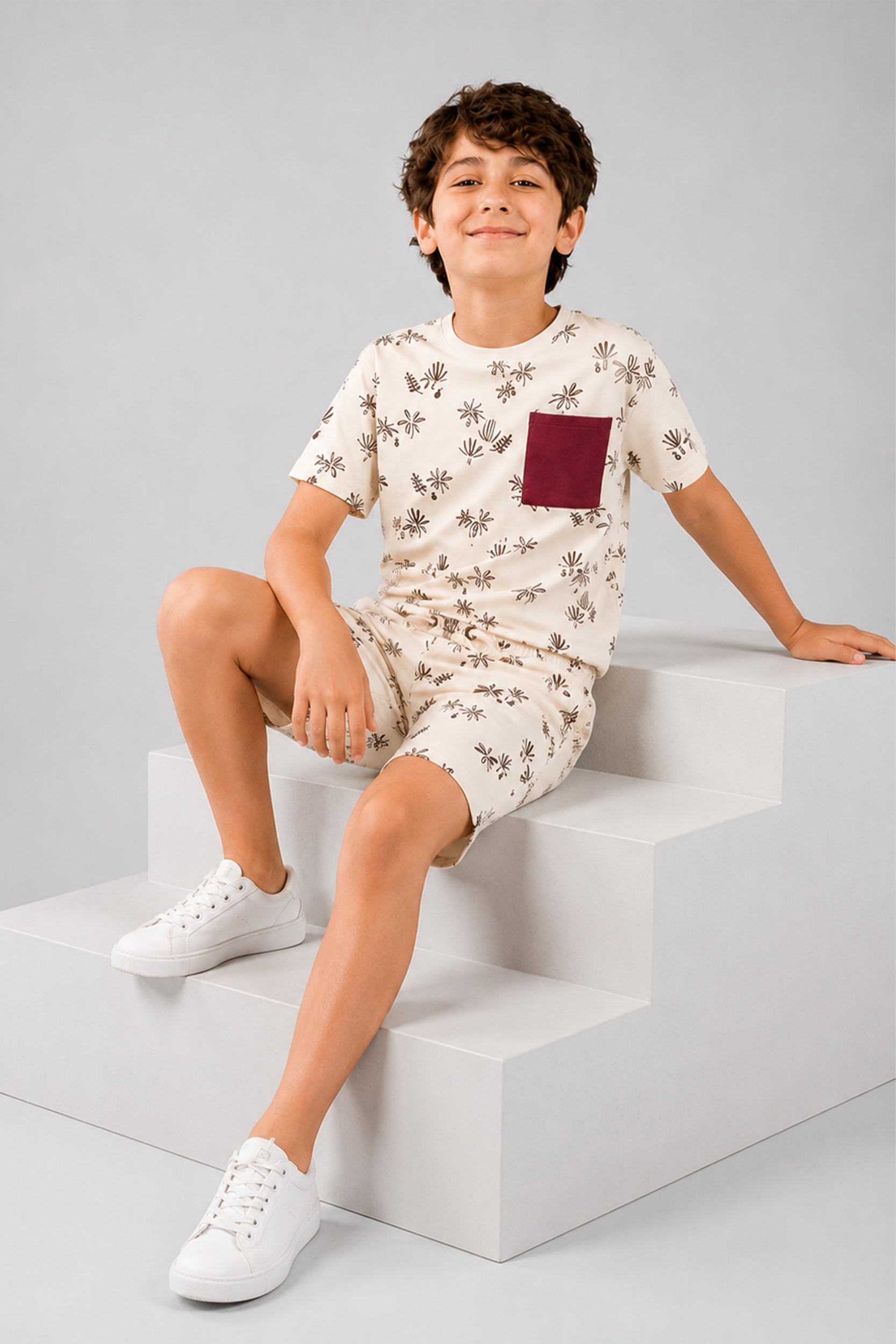 Boys rotary printed set | Giggles Crew Kids Clothing Pakistan |