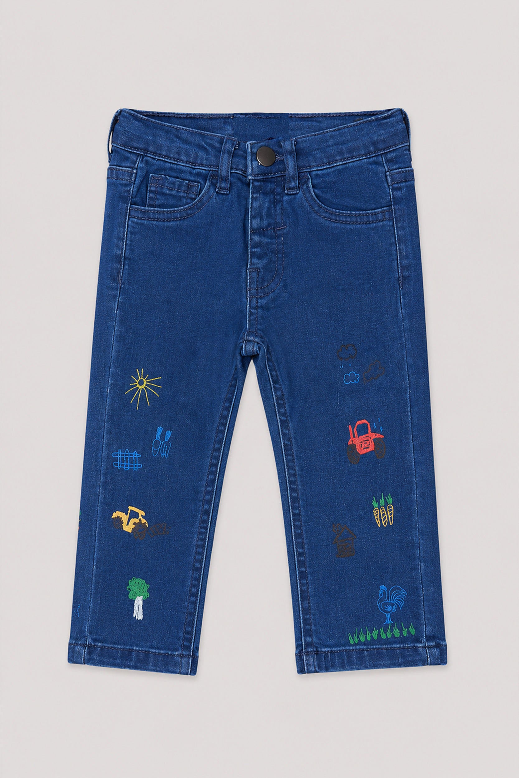 Girls’ Little Farm Adventure Denim Jeans