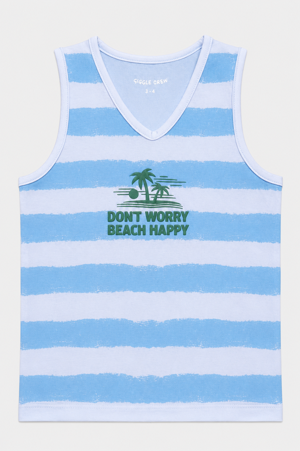 Boys Beach Striped Sando Pack of 2