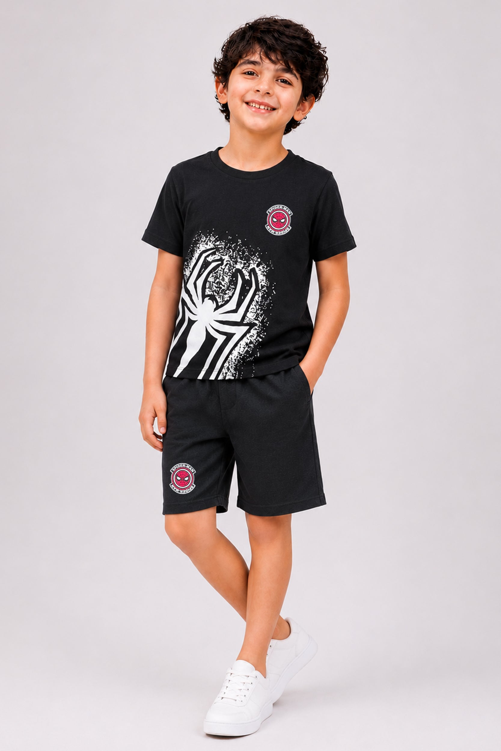 Boys Spider Strike Co-ord Set | Giggles Crew Kids Clothing Pakistan |