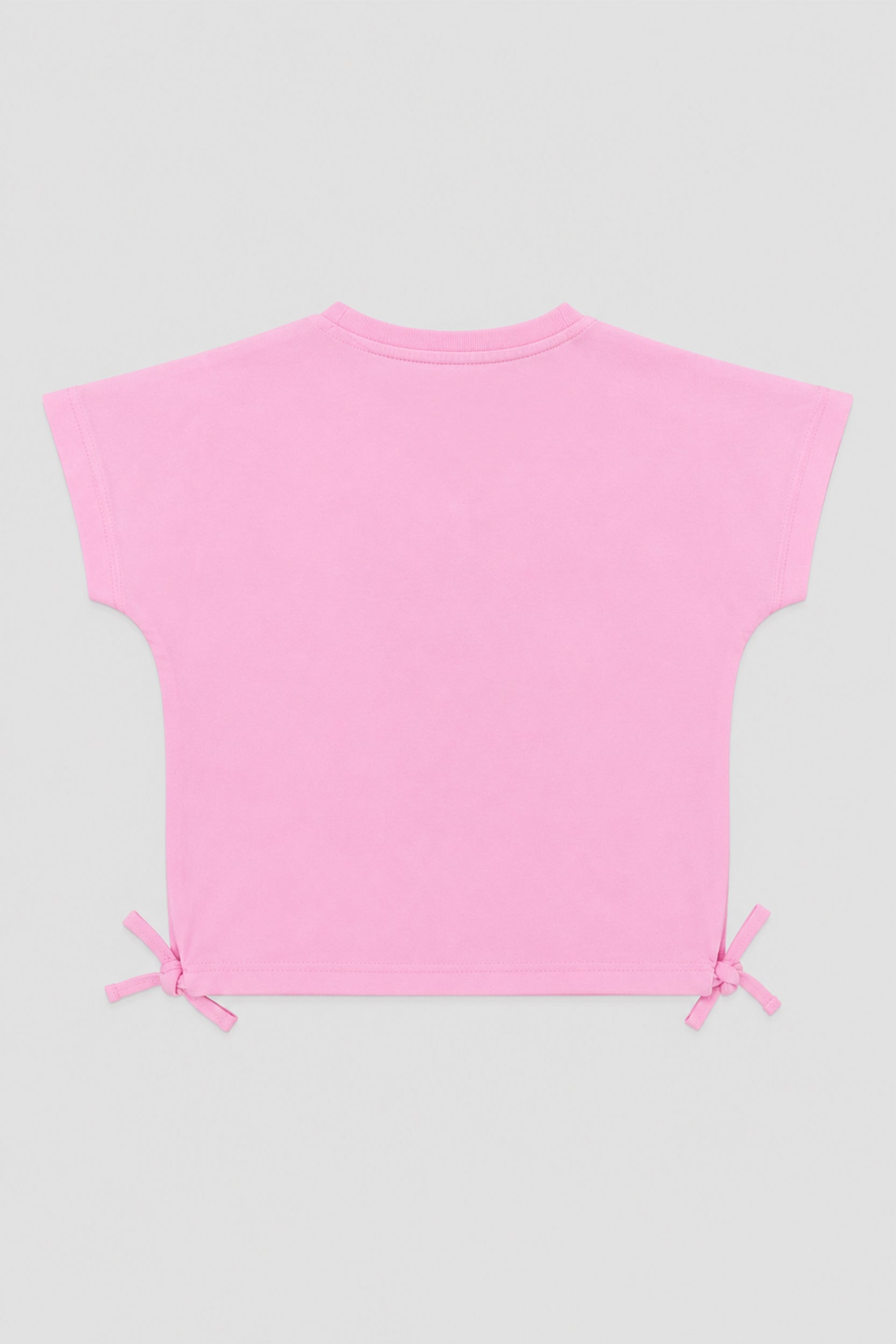 Girls Bloom Tie-Hem Girls T-Shirt | Giggles Crew Kids Clothing Pakistan |