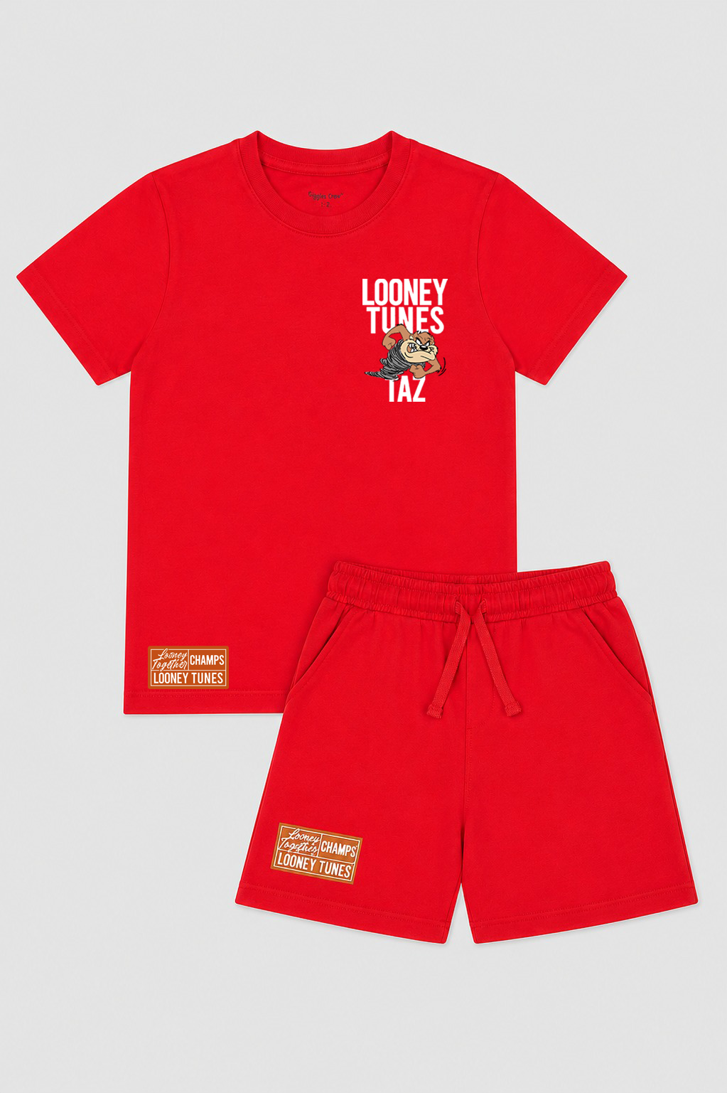 Boys Red Looney Tunes Taz Co-ord Set
