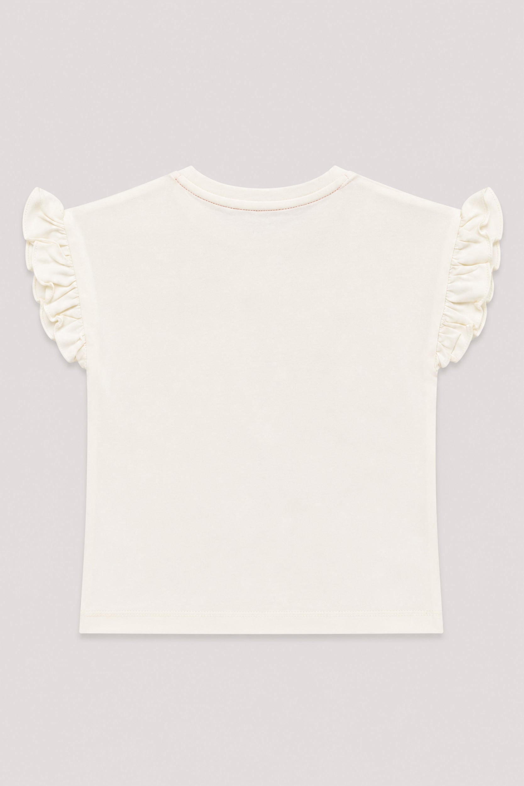 Girls Fresh Start Ruffle Sleeve Graphic T-Shirt | Giggles Crew Kids Clothing Pakistan |