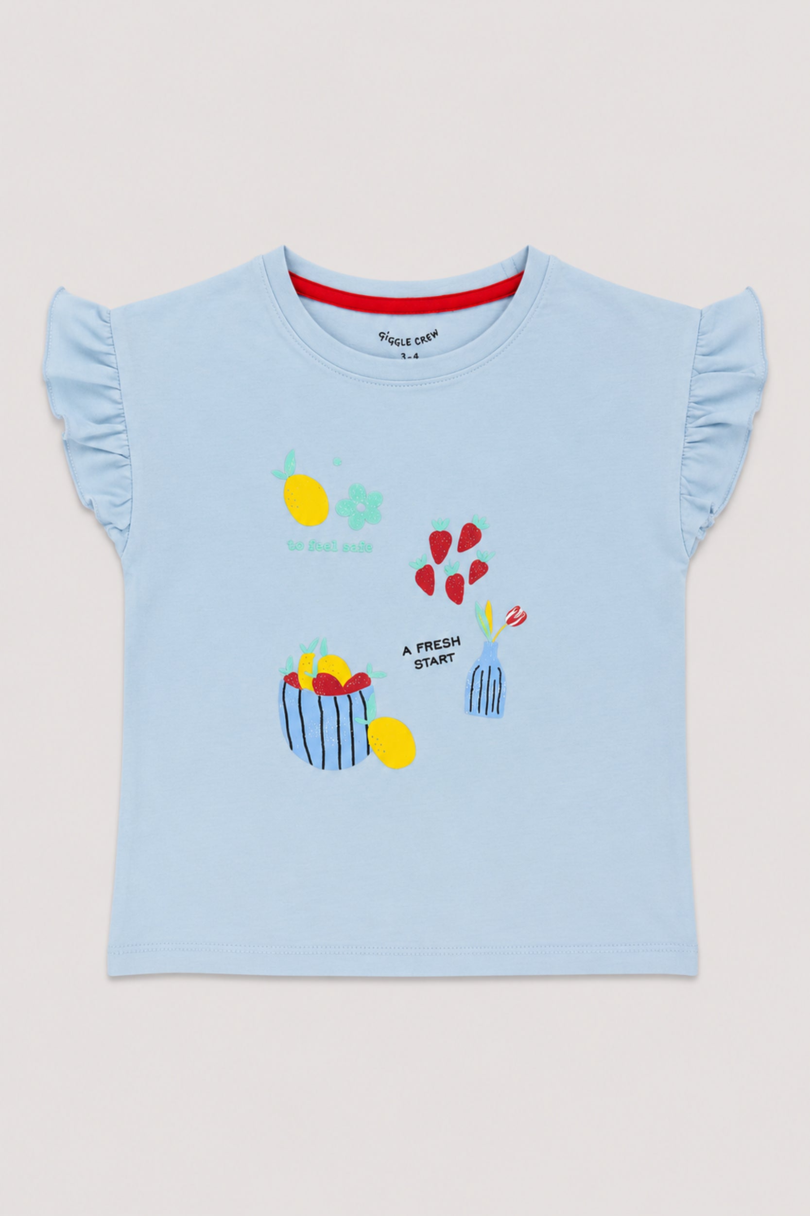Girls Graphic T-Shirt | Giggles Crew Kids Clothing Pakistan |