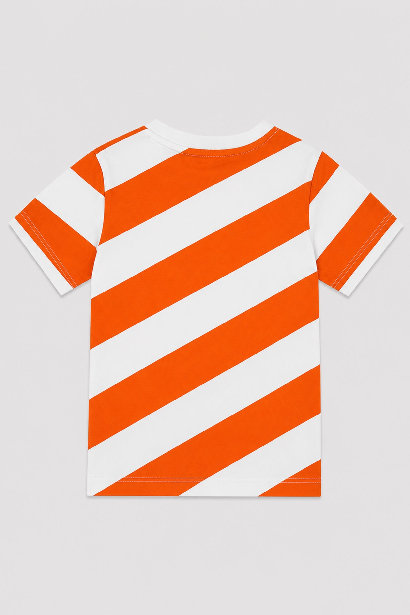 Boy's orange Striped shirt | Giggles Crew Kids Clothing Pakistan |