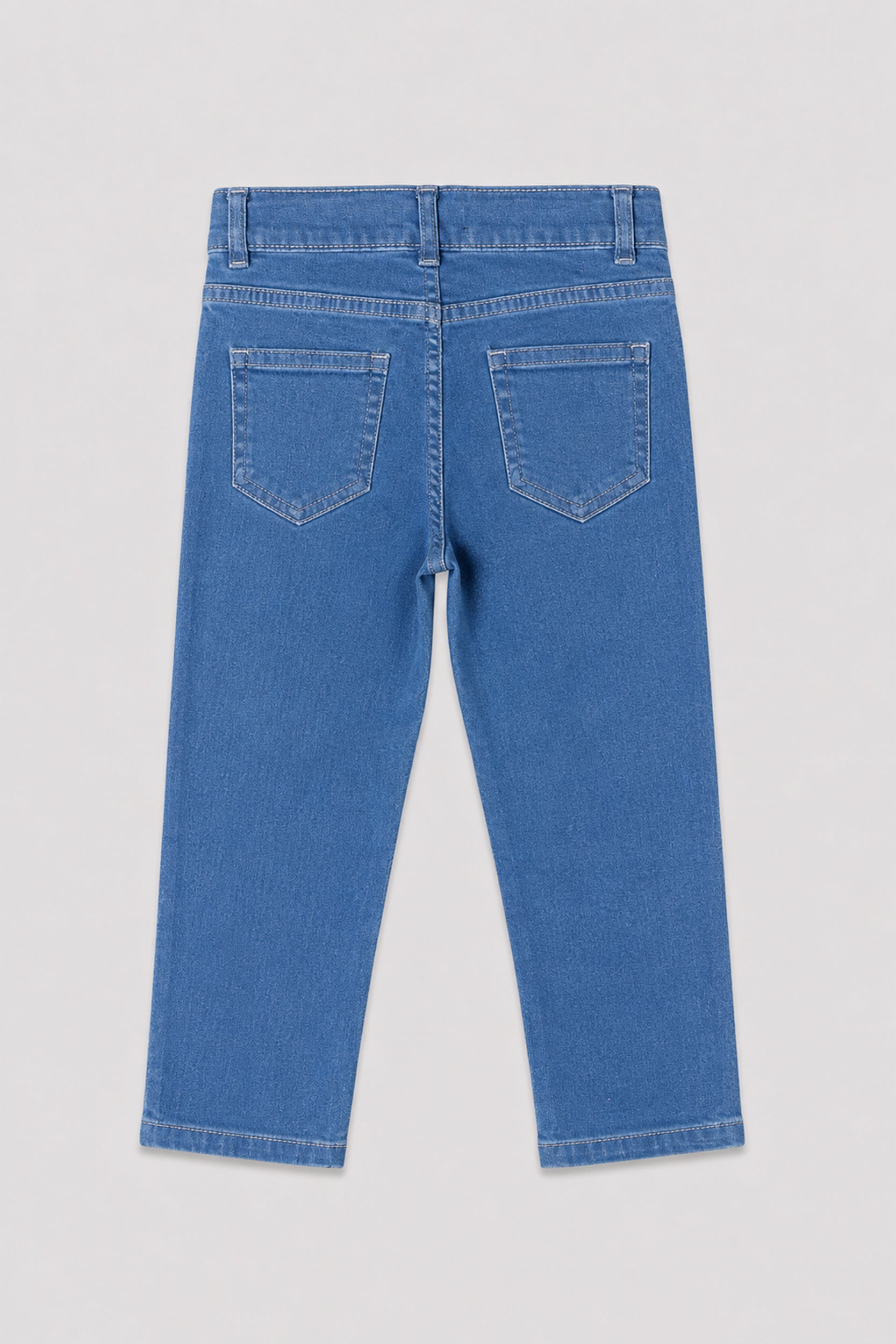 Girls Embroidered Denim narrow bottom Pants | Giggles Crew Kids Clothing Pakistan |
