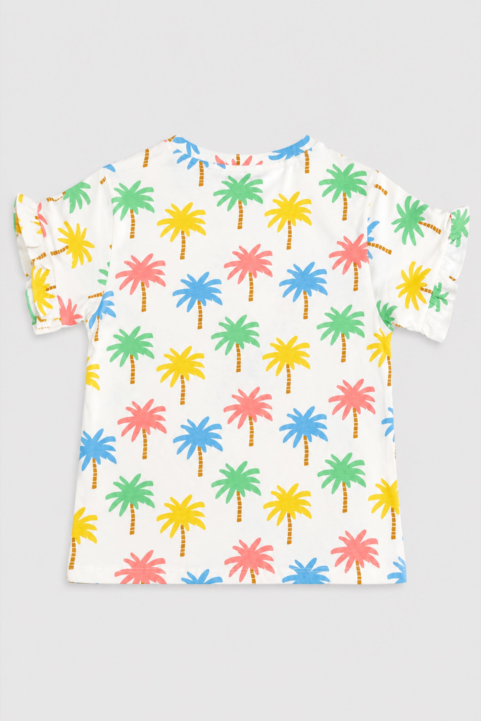Girls Tropical Palm Breeze Shirt | Giggles Crew Kids Clothing Pakistan |