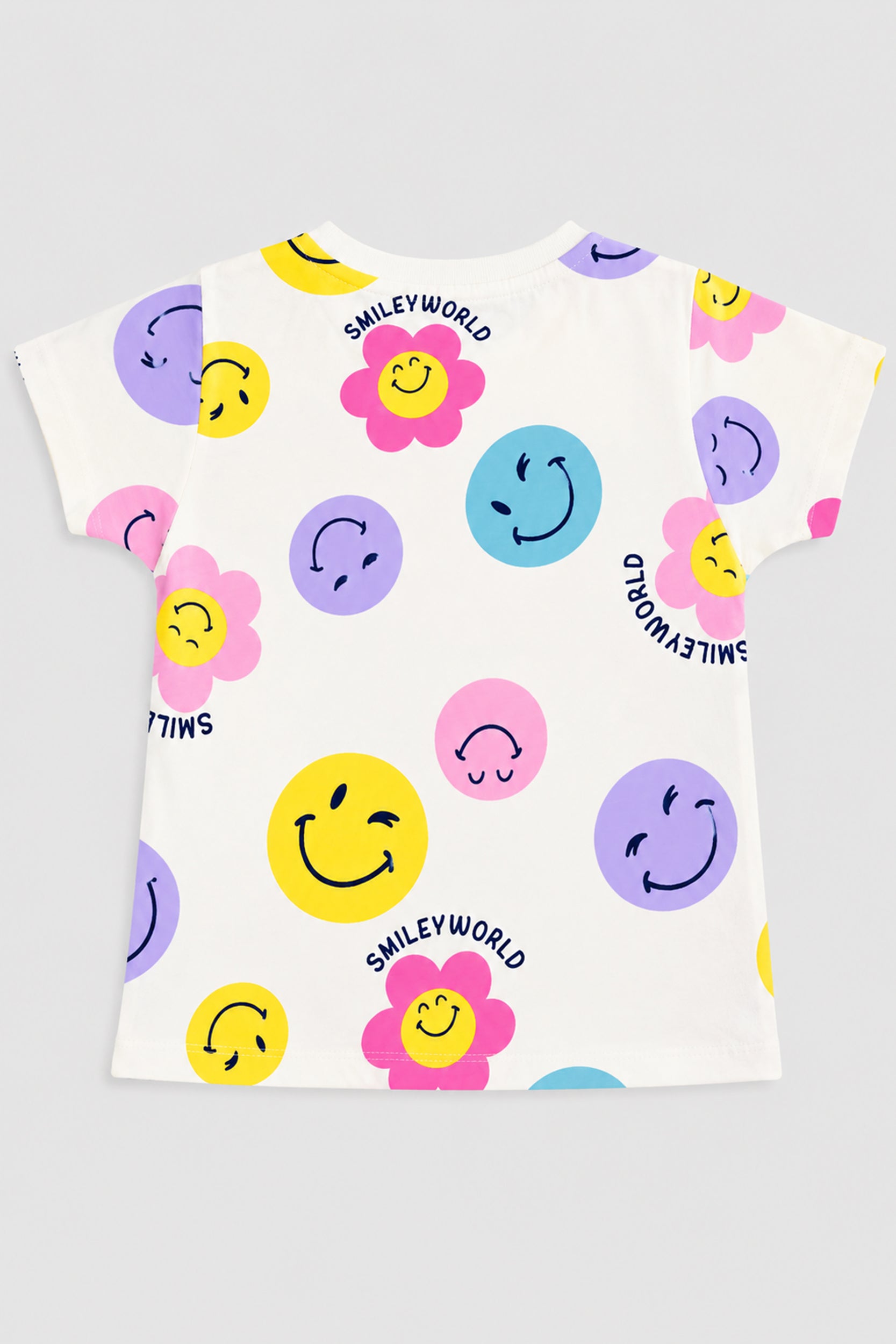 Girls Smiley Bloom Tee | Giggles Crew Kids Clothing Pakistan |