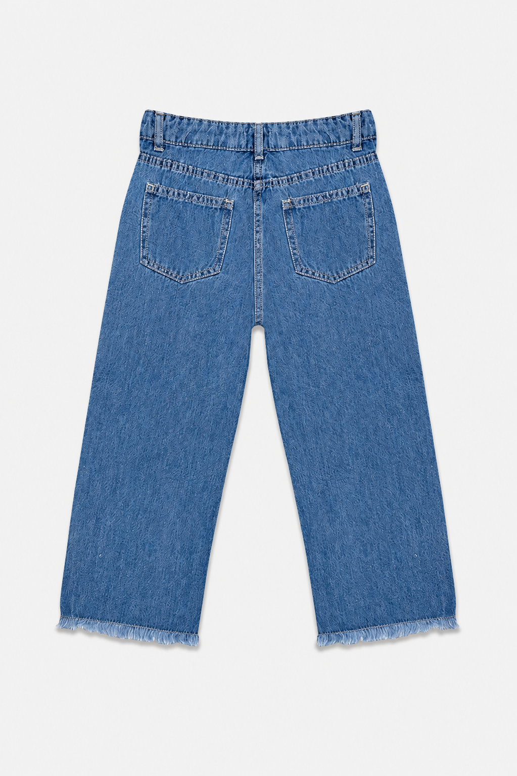Girls light blue Wide Leg Denim | Giggles Crew Kids Clothing Pakistan |