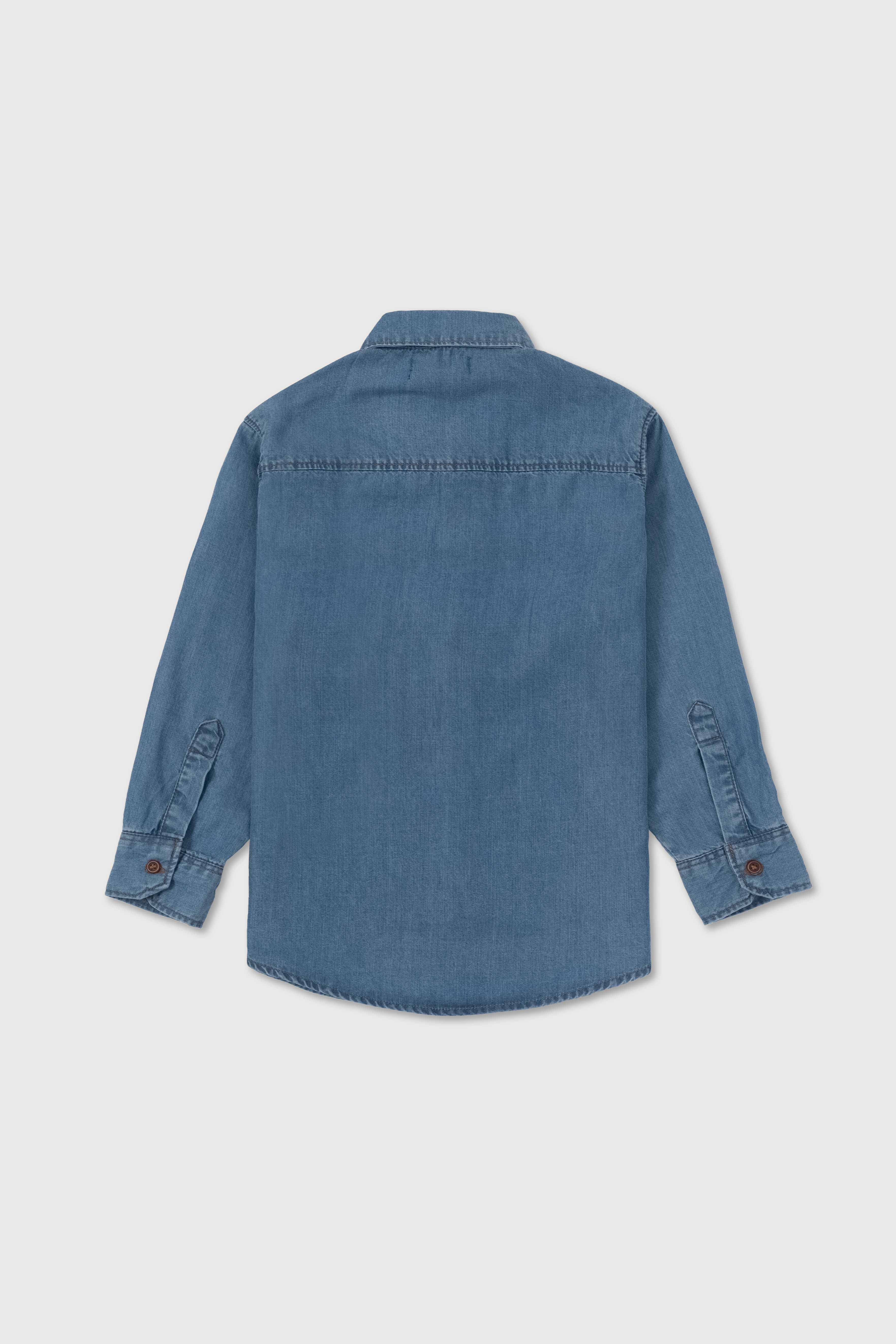 Boys light denim shirt
