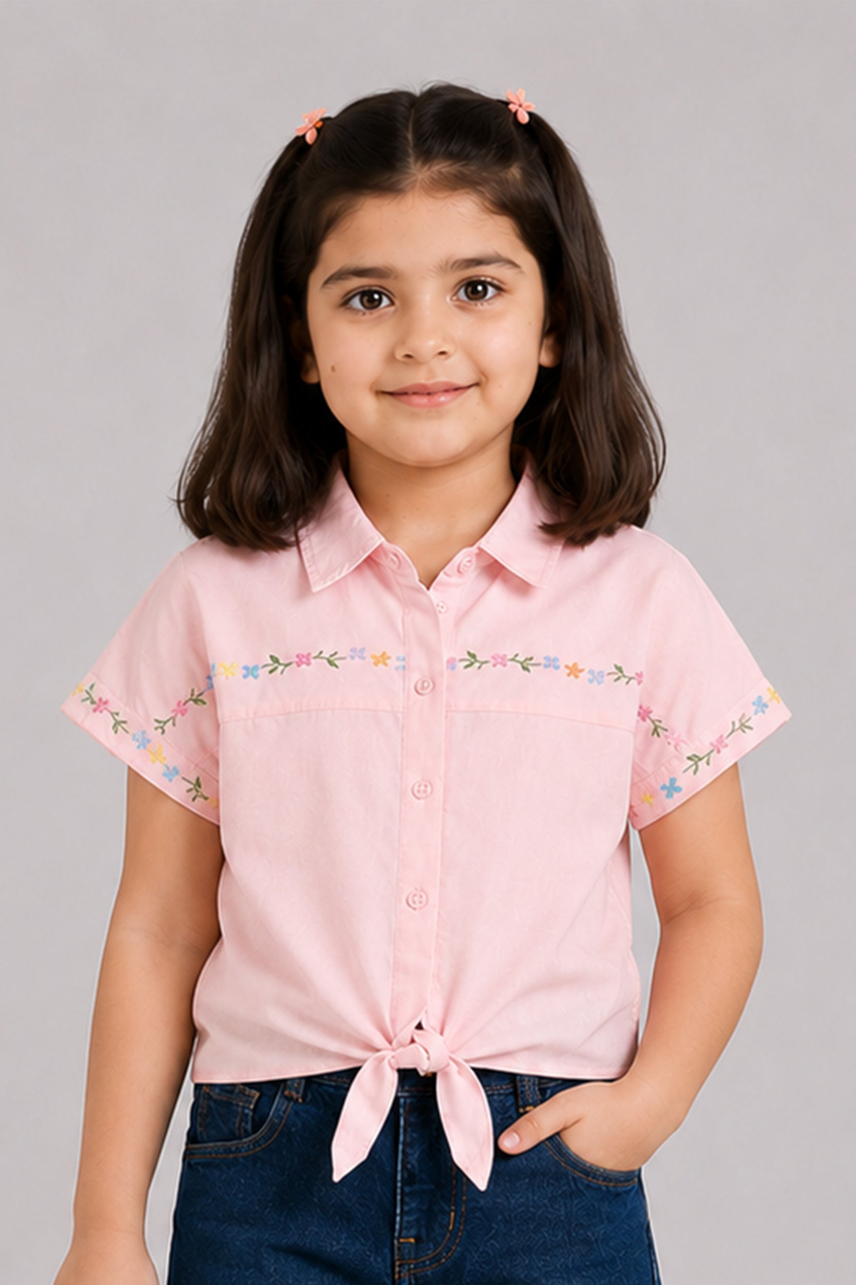 Girls Baggy style printed Shirt