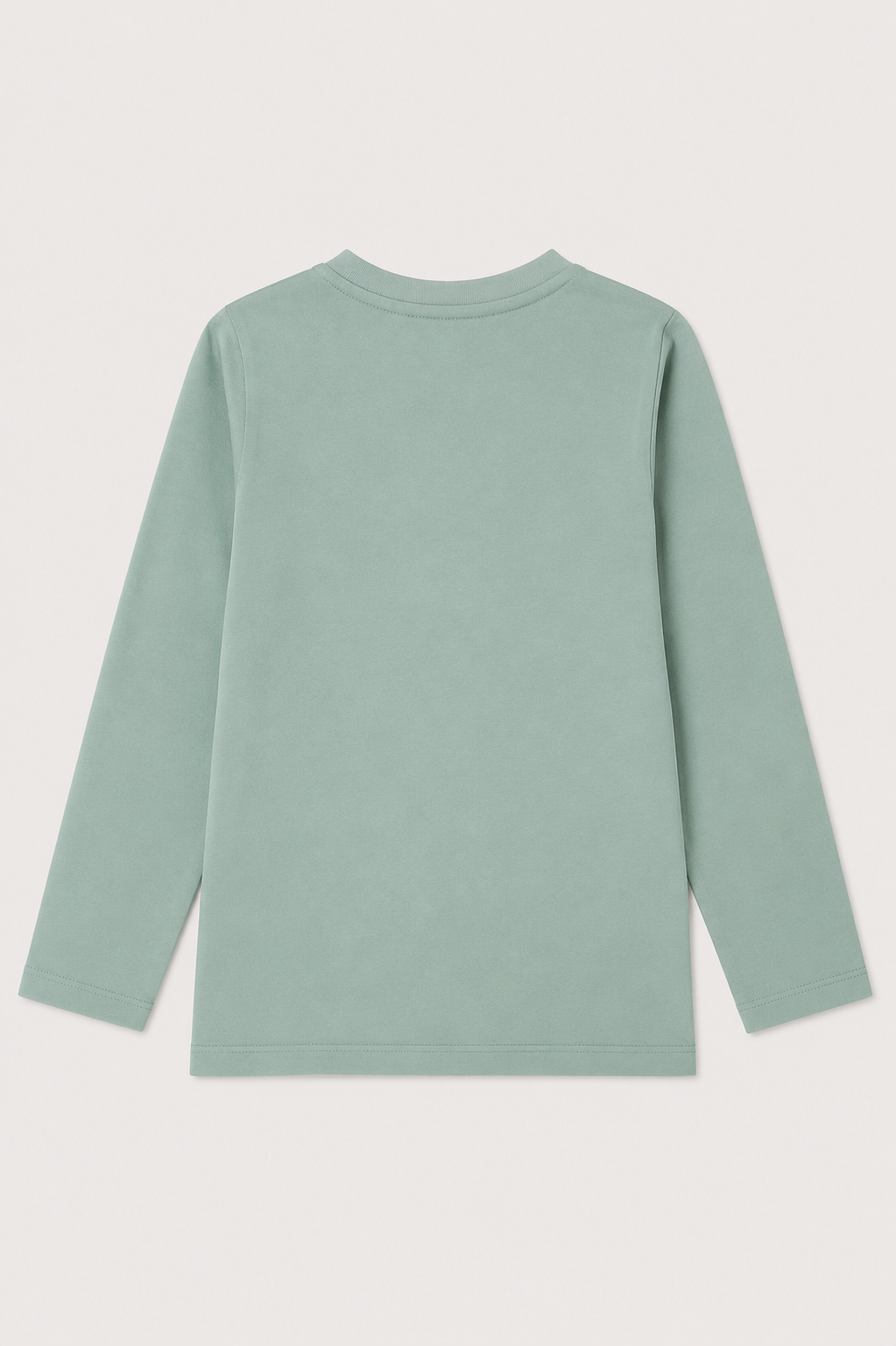 Boys' Town Adventure Sage Green Long Sleeve Kids T-Shirt