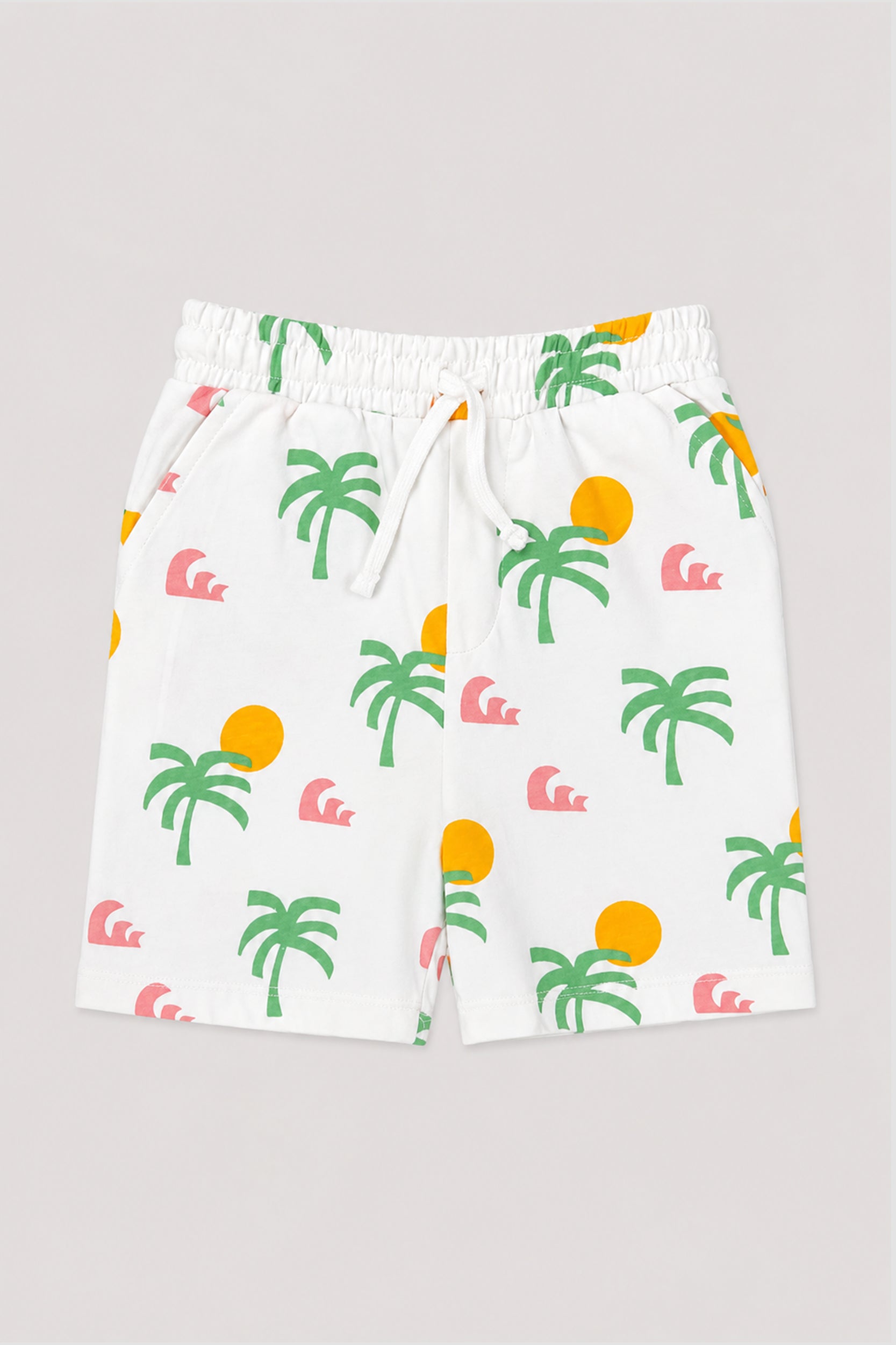 Boys Tropical Sunset White Co-ord Set