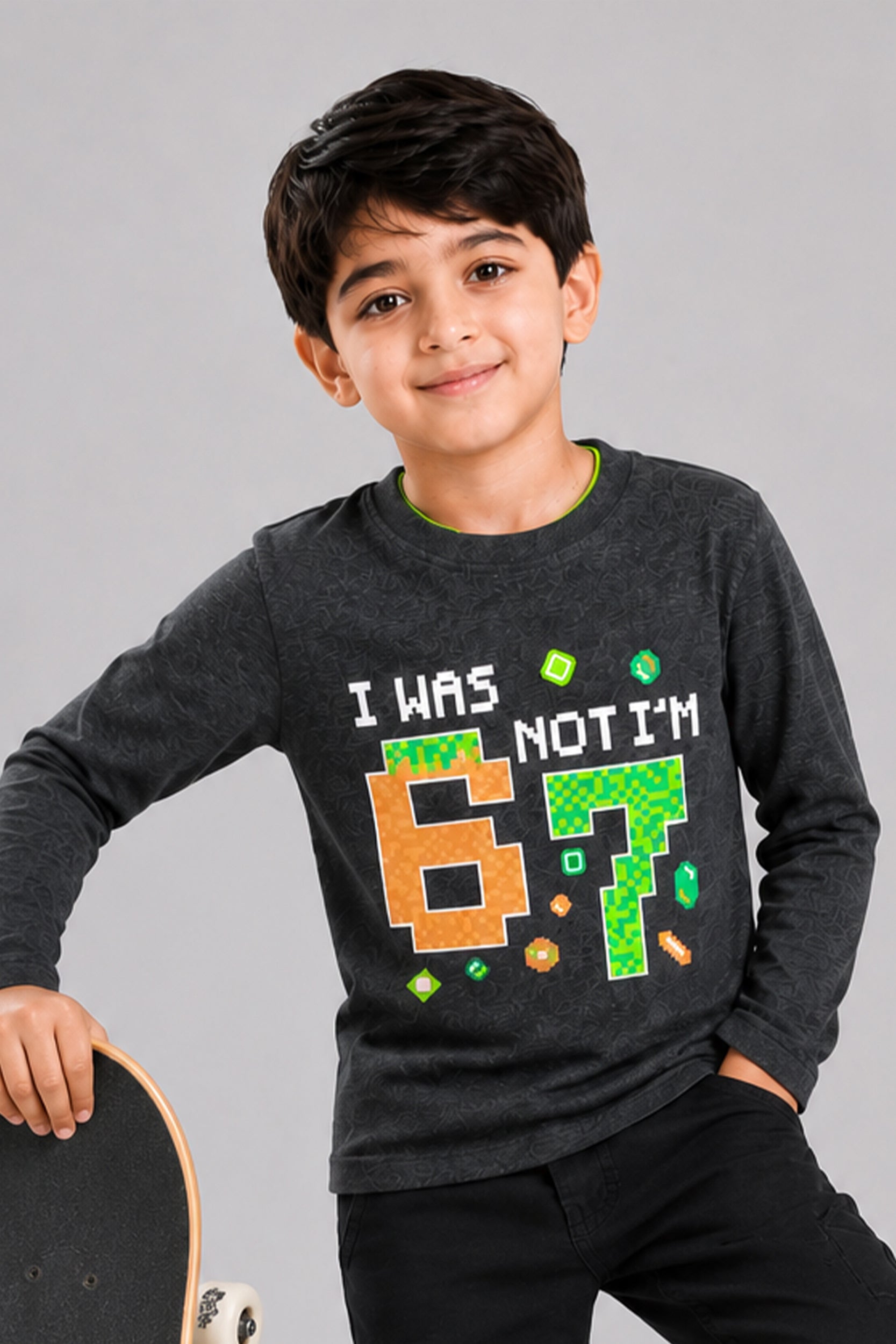 Boys full Sleeve t-Shirt | Giggles Crew Kids Clothing Pakistan |