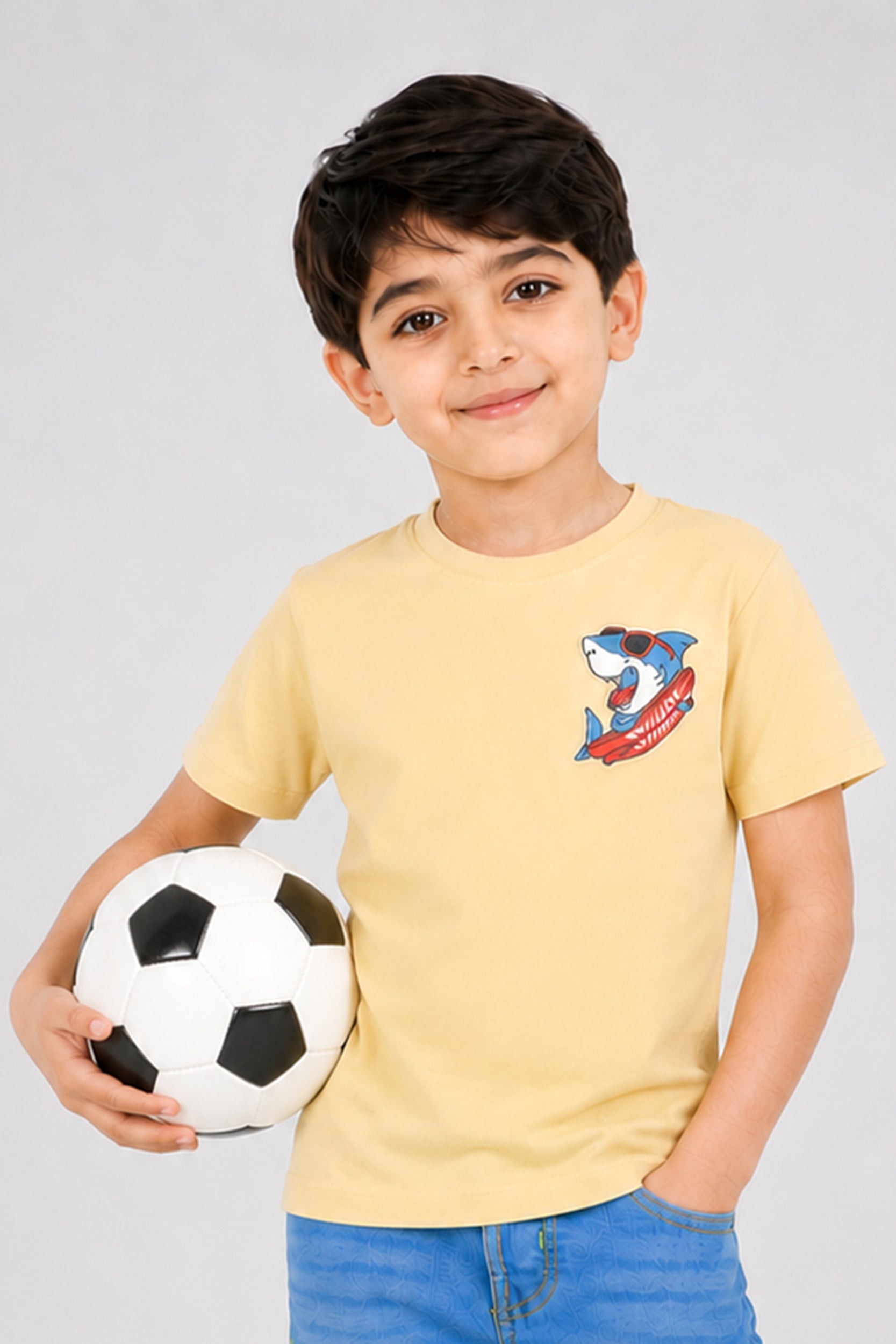 Boys' Shark T-Shirt | Giggles Crew Kids Clothing Pakistan |