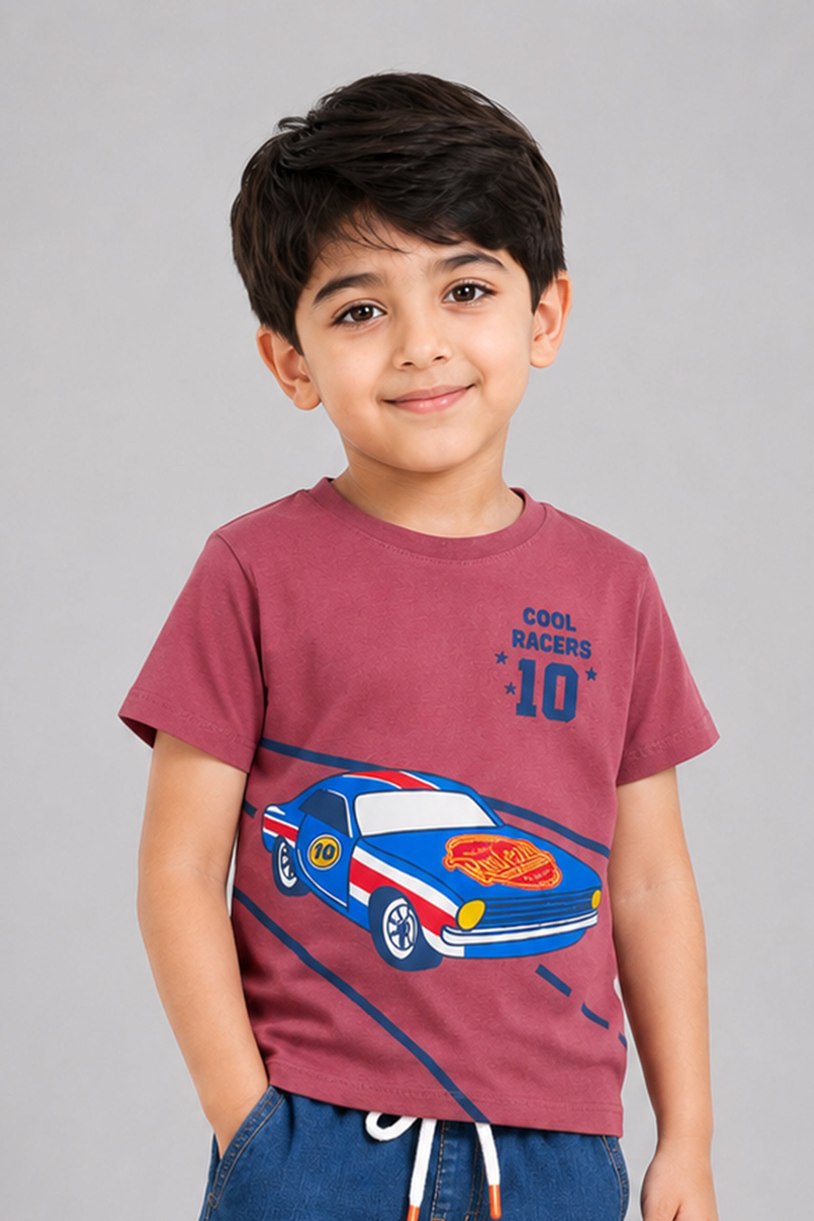 Cool Racers Speed Tee T-Shirt | Giggles Crew Kids Clothing Pakistan |