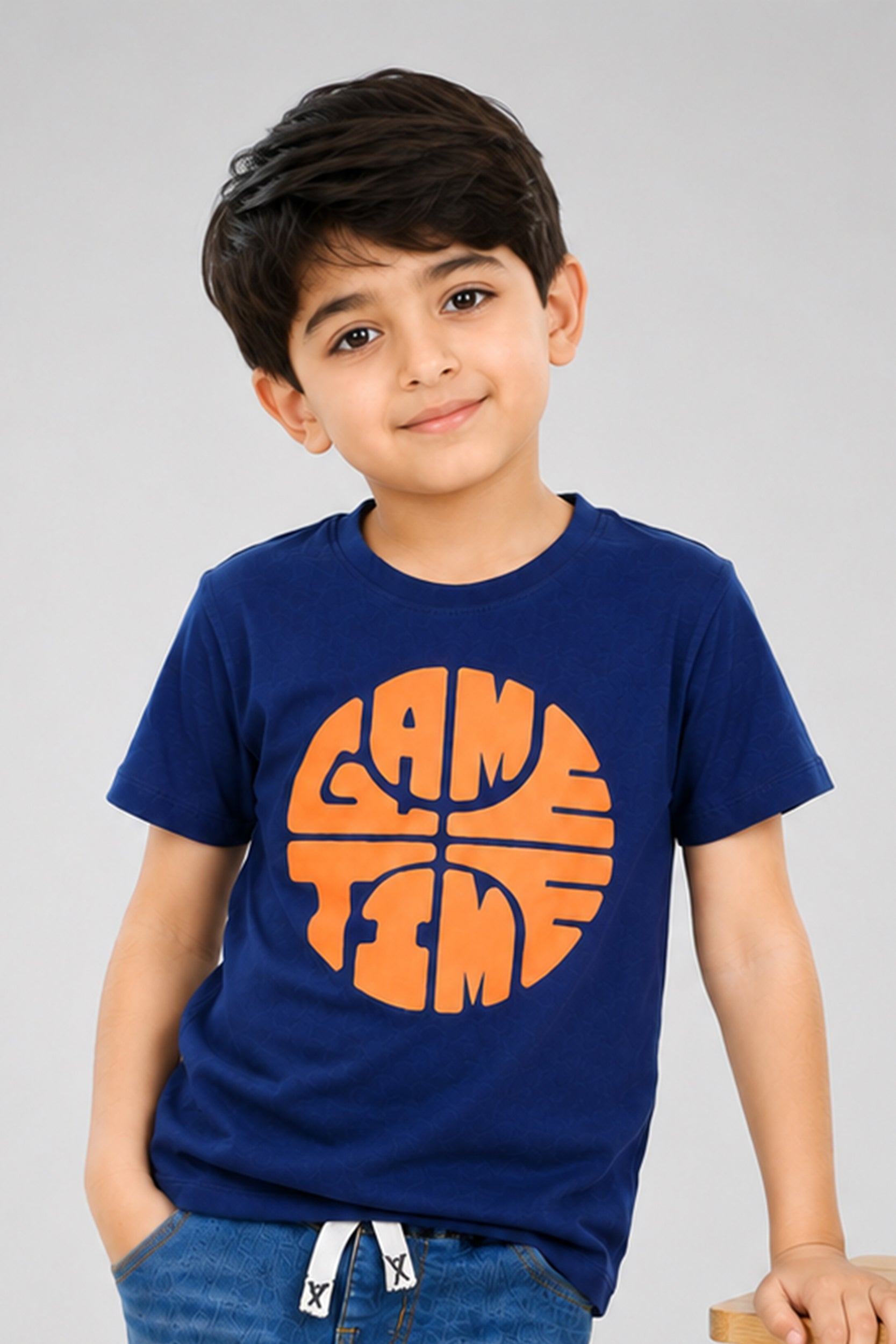 Boy's Game Time Graphic T-Shirt | Giggles Crew Kids Clothing Pakistan |