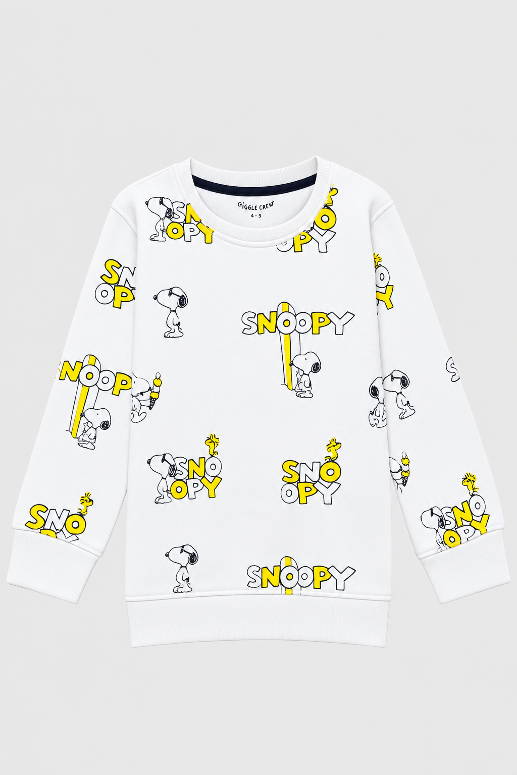 Boys white Snoopy Adventure Coord Set