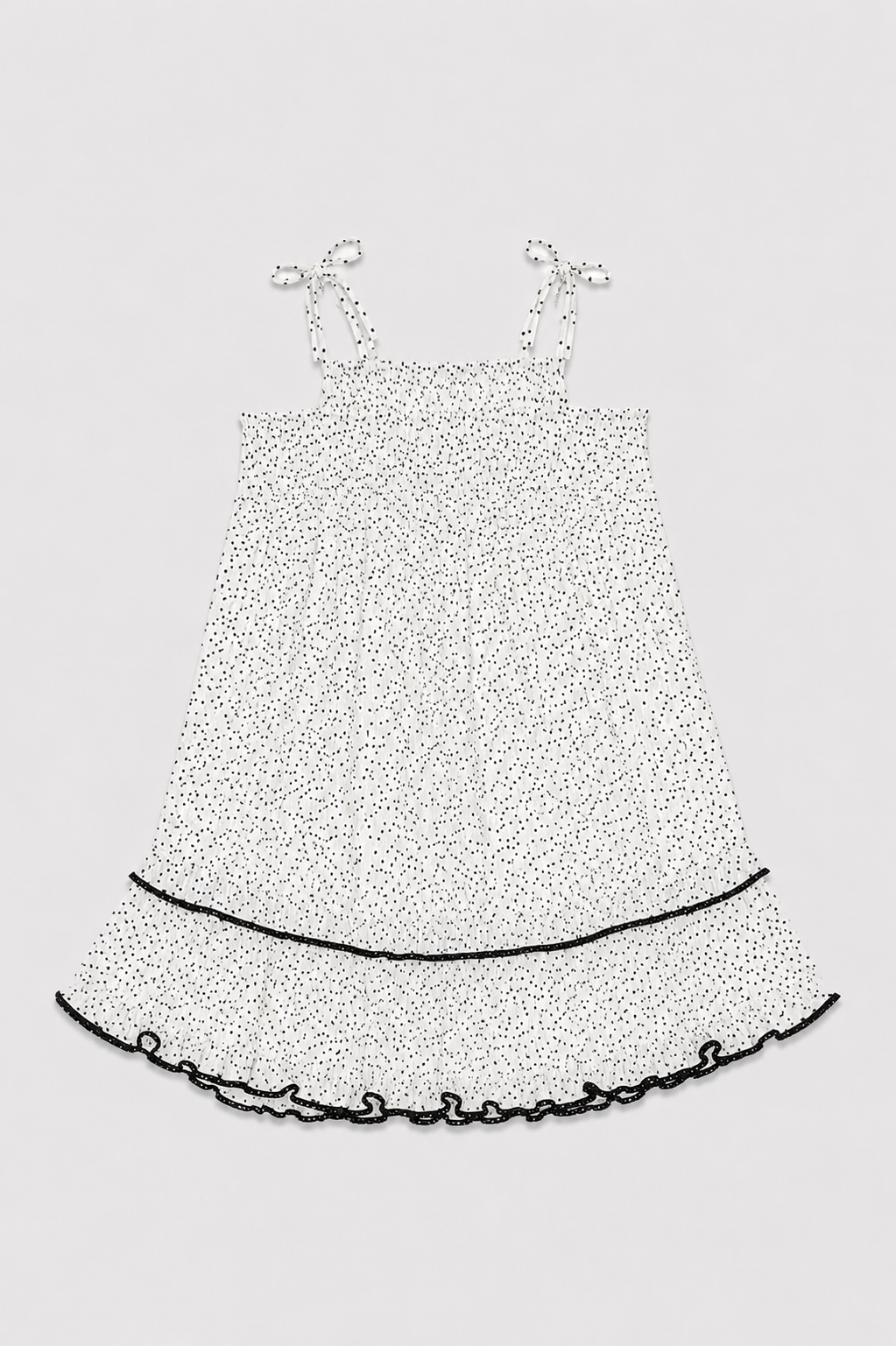 Girls Polka Dot Ruffle Sundress frock