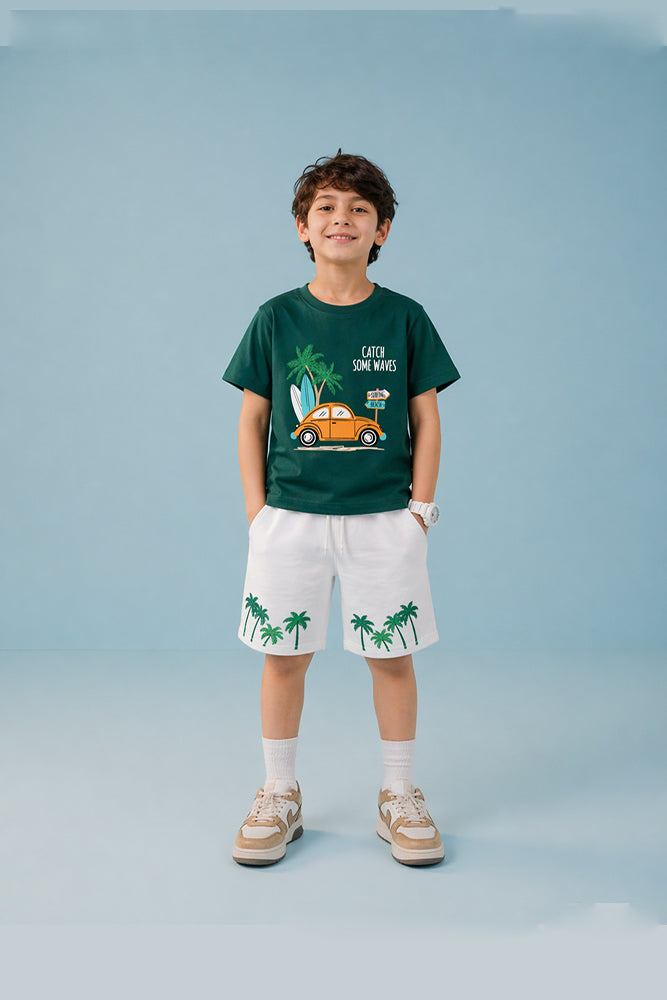 Boys Beach Cruiser set | Giggles Crew Kids Clothing Pakistan |