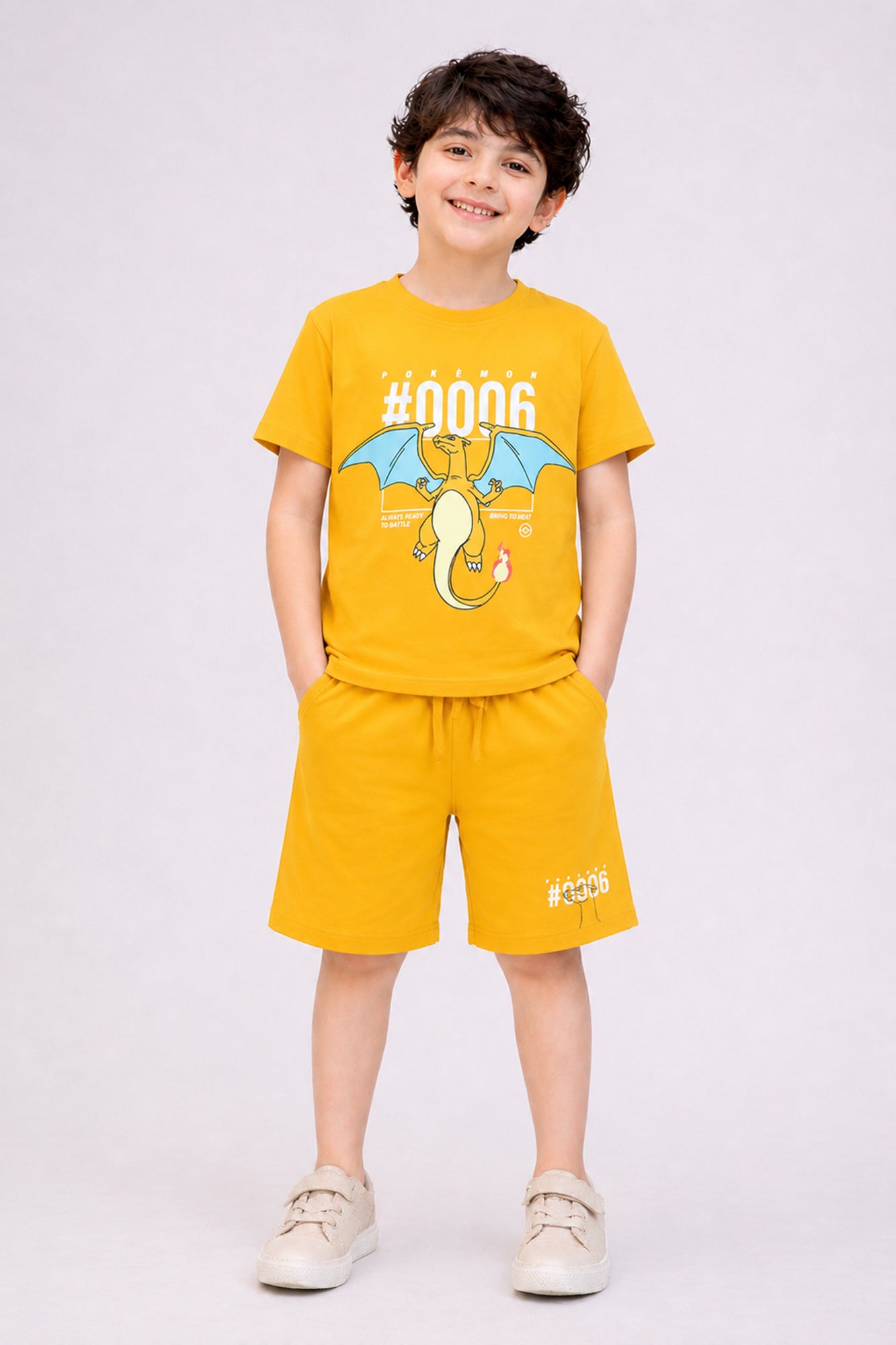 Boys Charizard Power Tee pair