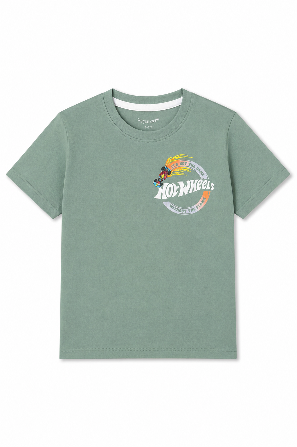Boy's Sage Drift Hot Wheels Co-ord Set | Giggles Crew Kids Clothing Pakistan |