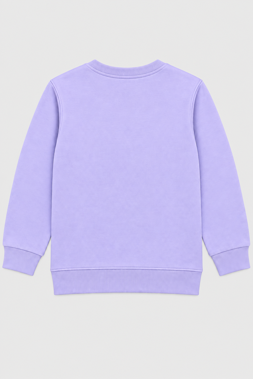 Girls Lavender Floral Garden Sweatshirt