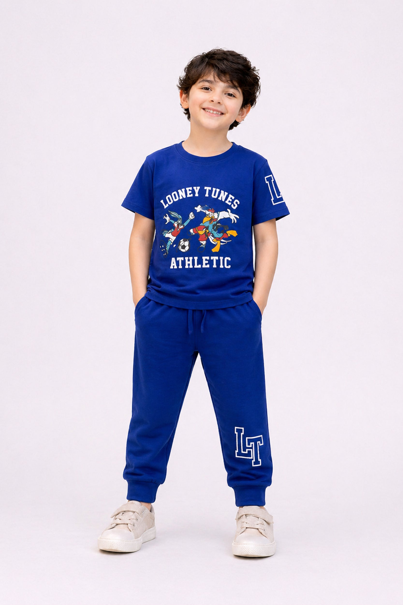 Boys Looney Tunes Athletic Co-ord Set | Giggles Crew Kids Clothing Pakistan |