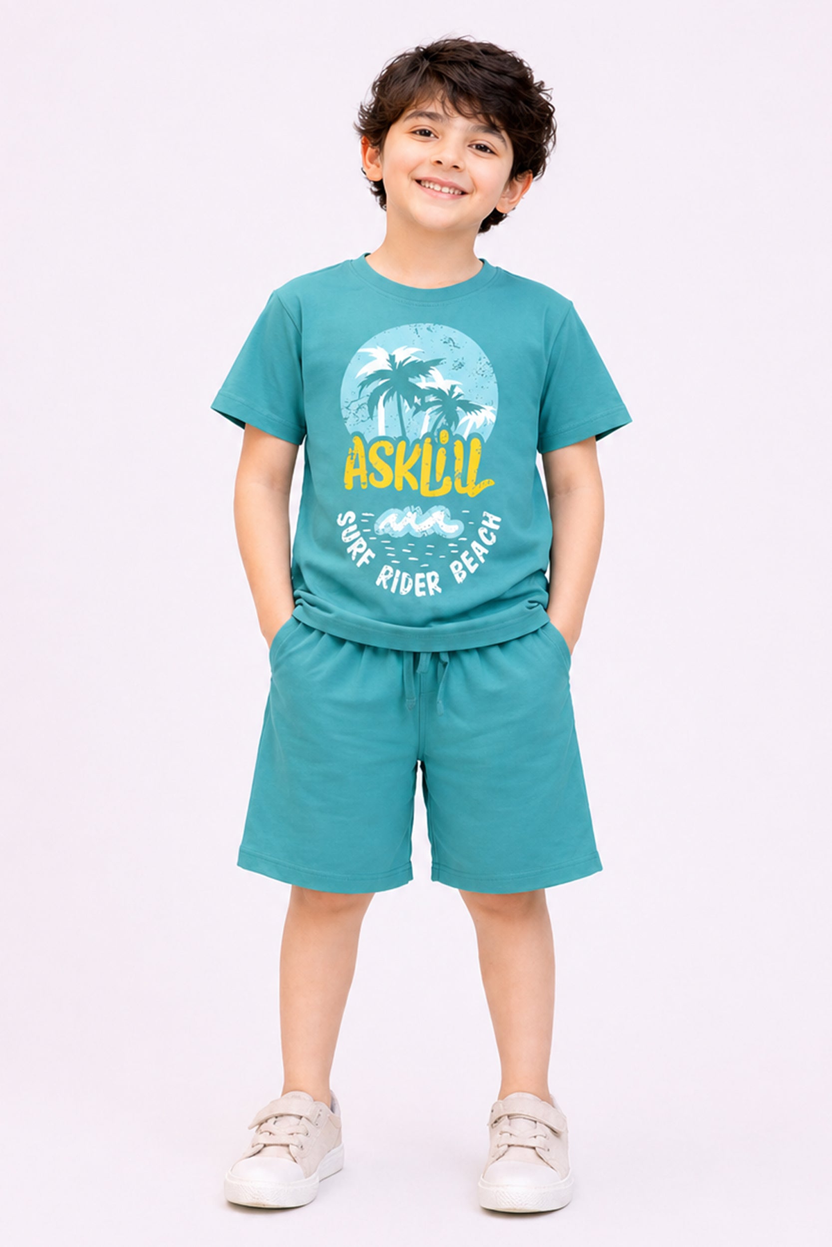 Boys Surf Rider Beach Co-ord Set | Giggles Crew Kids Clothing Pakistan |