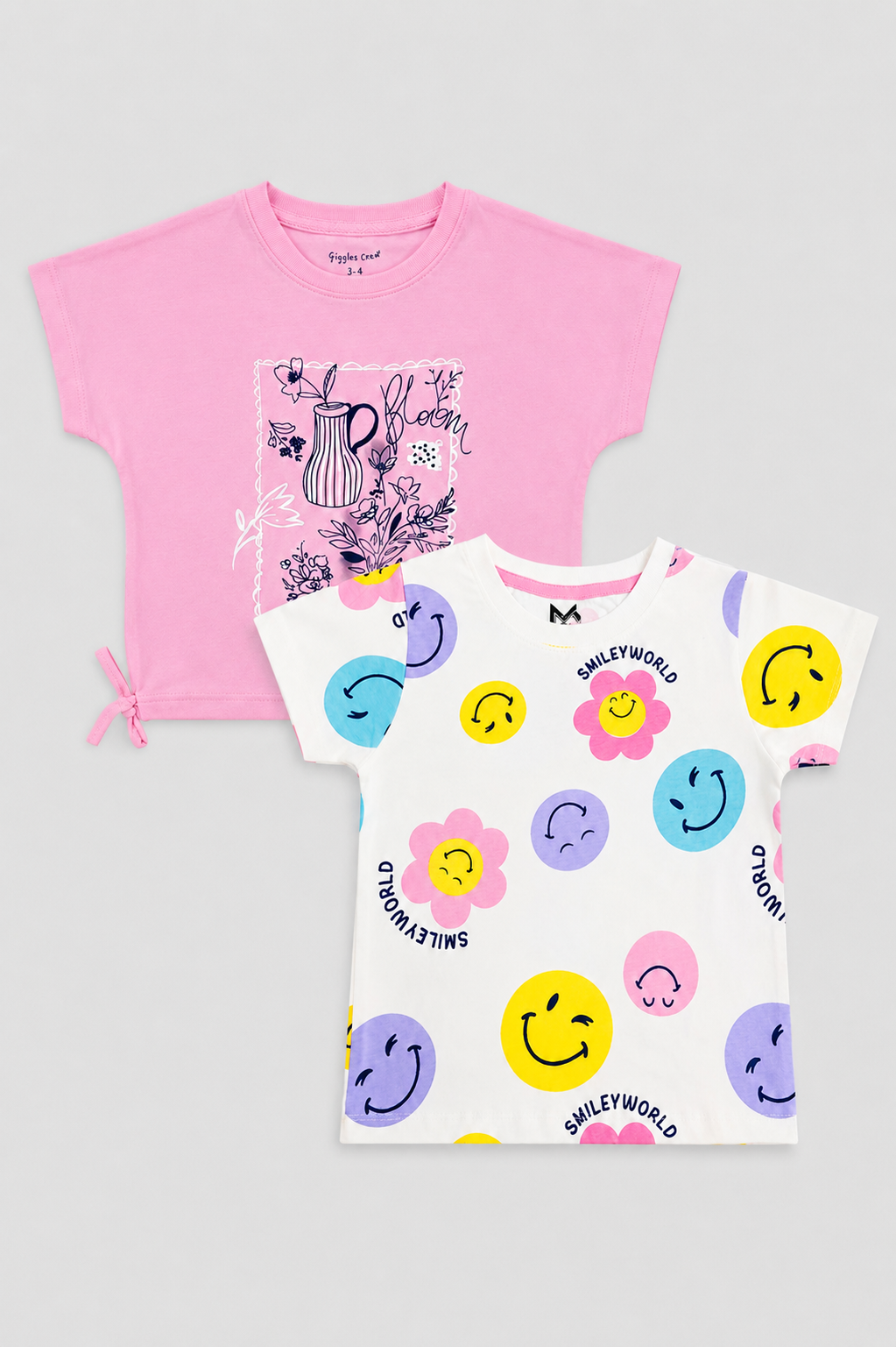 Girls shirt pack of 2