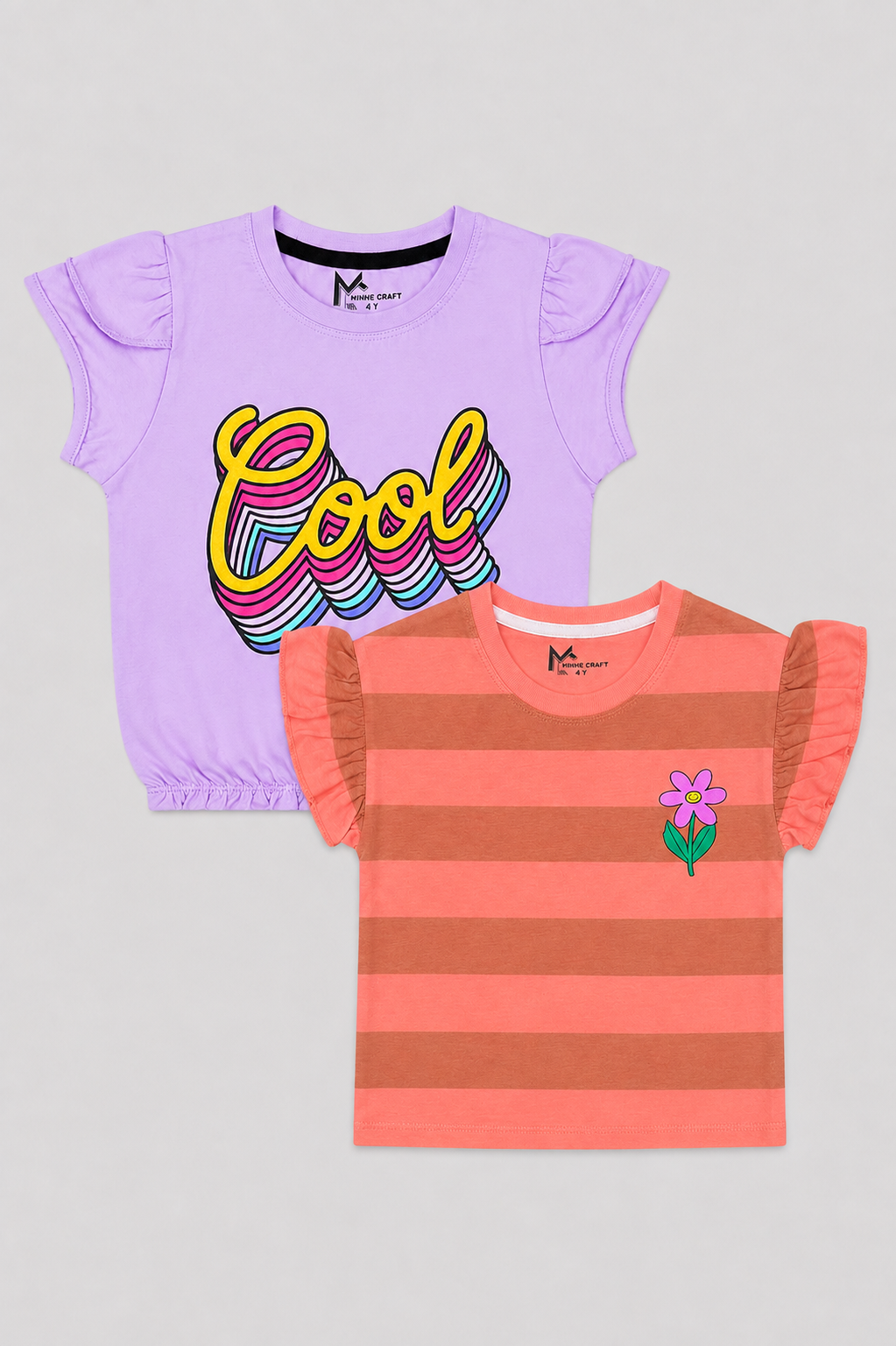 Girls T shirt pack of 2