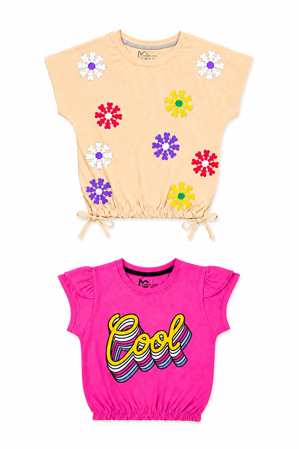 Girls T shirt pack of 2