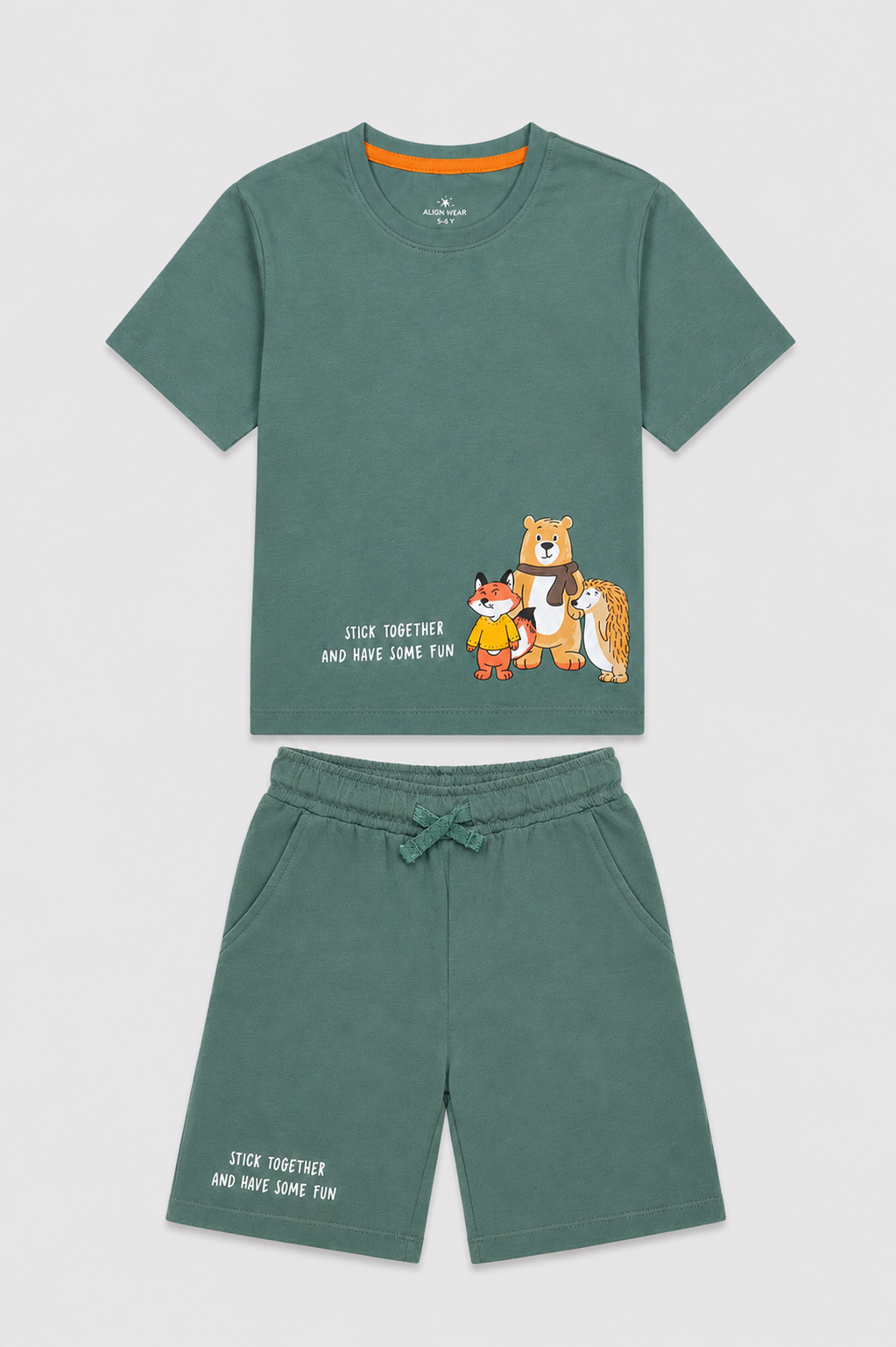 Boys Forest Friends Adventure Co-ord Set