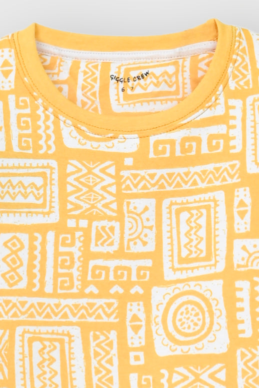 Boys Geometric Design sweatshirt