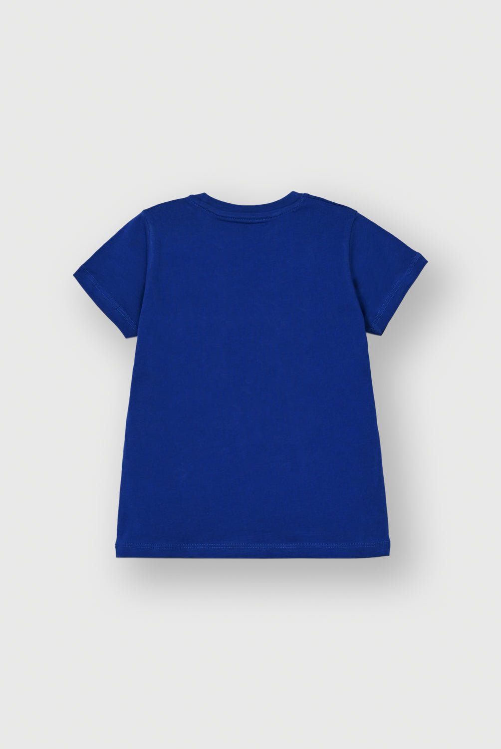 Girls Royal Blue Floral T-Shirt | Giggles Crew Kids Clothing Pakistan |