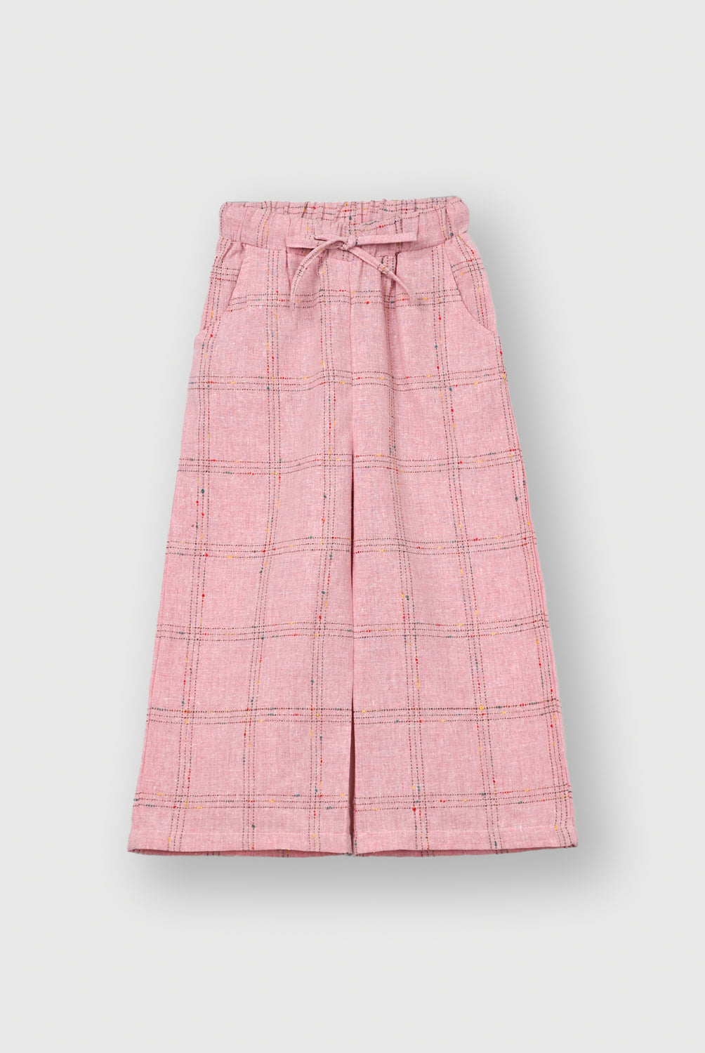 Blush Check Peplum Co-Ord Set