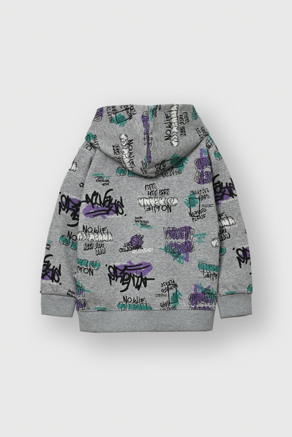Boys Printed Fleece Hoodie Winter Wear