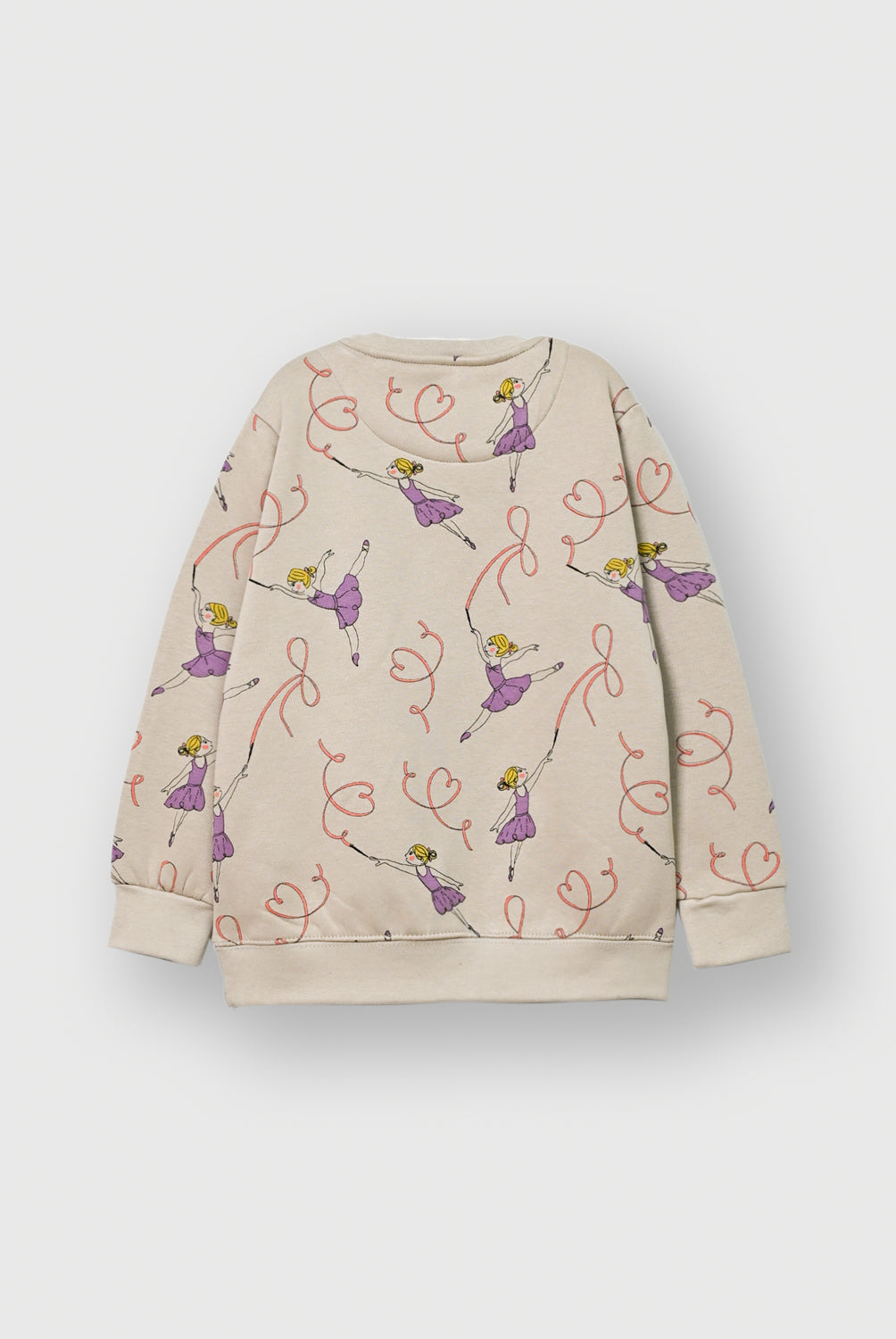 Girls rotary printed fleece Sweatshirt