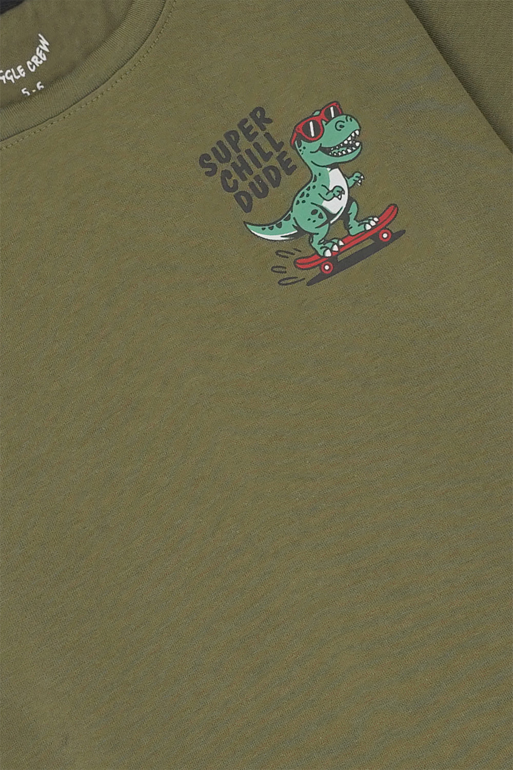 Super Chill Dude Dino Tee Shirt | Giggles Crew Kids Clothing Pakistan |