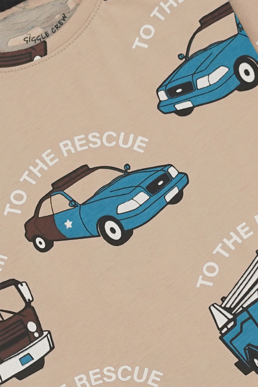 Rescue Squad Adventure Tee Shirt | Giggles Crew Kids Clothing Pakistan |