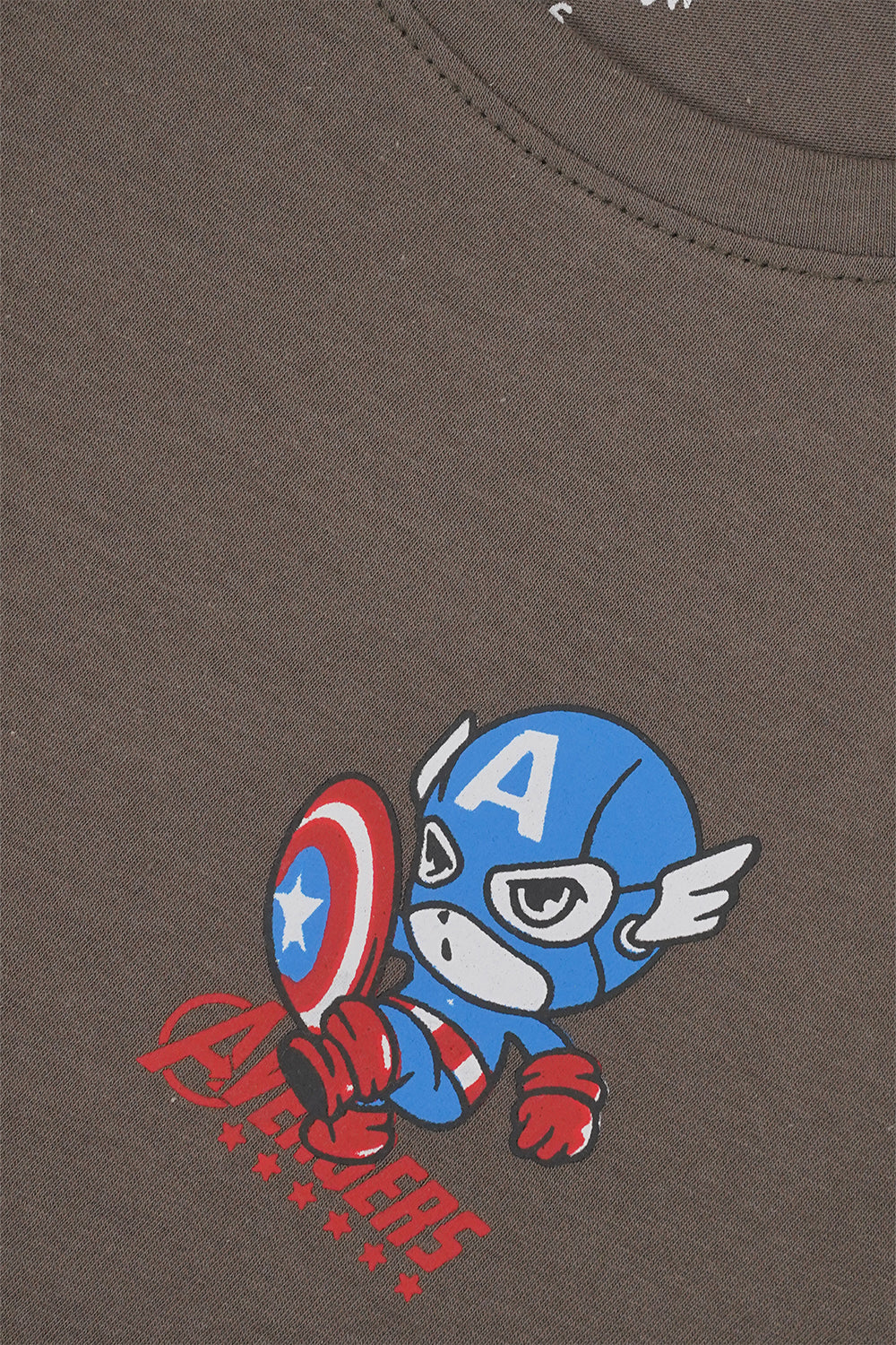 Boys red and blue print T shirt | Giggles Crew Kids Clothing Pakistan |