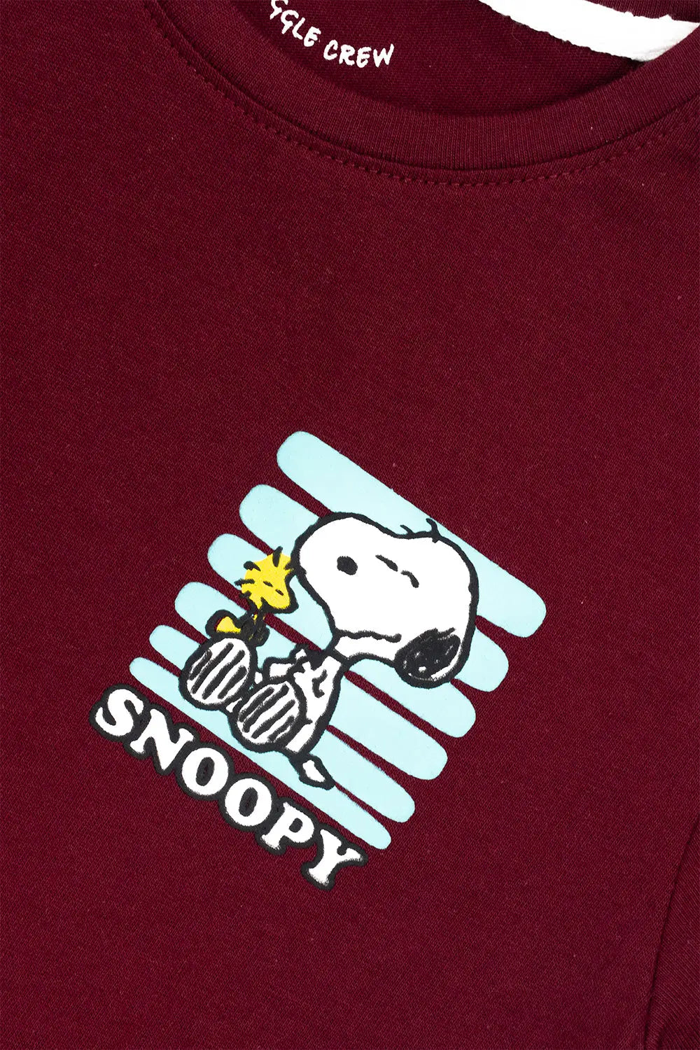 Boys Maroon T-Shirt Boys | Giggles Crew Kids Clothing Pakistan |